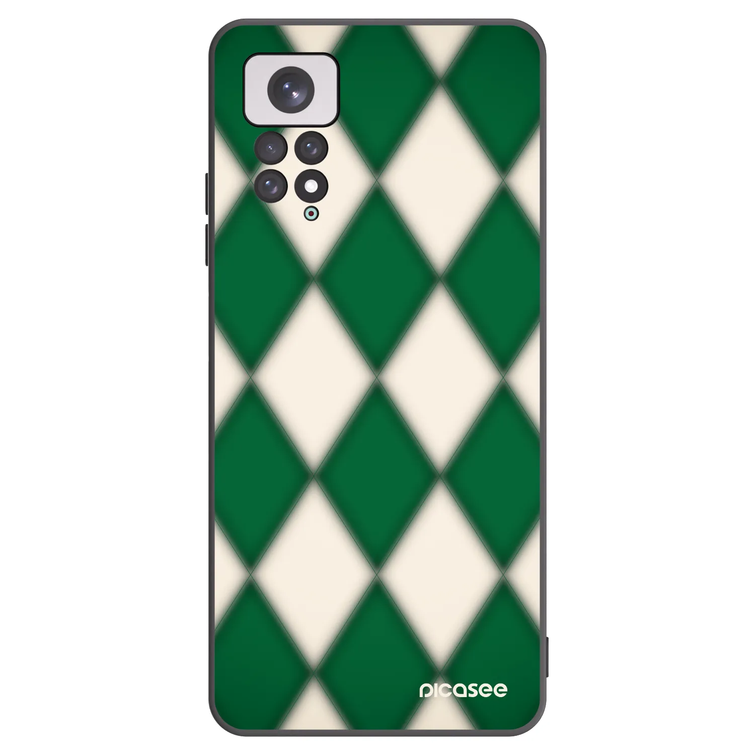 Picasee silikonski črni ovitek za Xiaomi Redmi Note 11 - Emerald Diamond