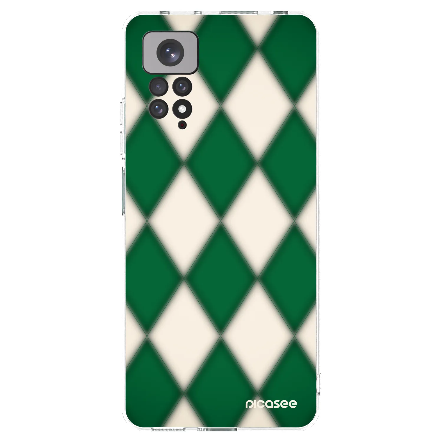 Picasee silikonski prozorni ovitek za Xiaomi Redmi Note 11S 4G - Emerald Diamond
