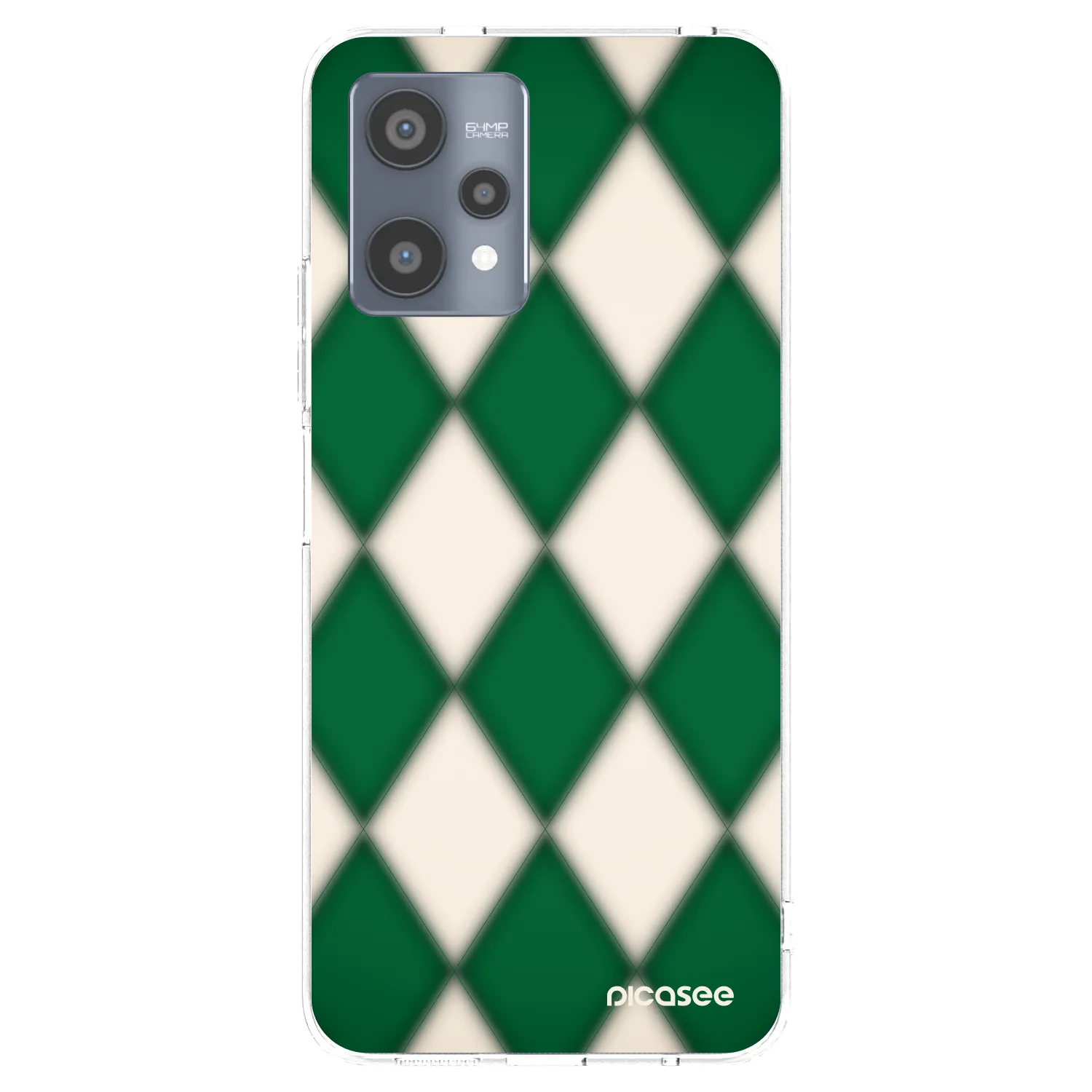 Picasee silikonski prozorni ovitek za Realme 9 Pro 5G - Emerald Diamond
