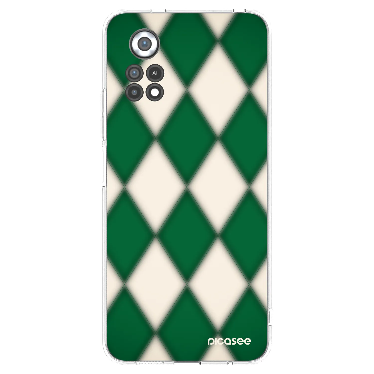 Picasee silikonski prozorni ovitek za Xiaomi Poco X4 Pro 5G - Emerald Diamond