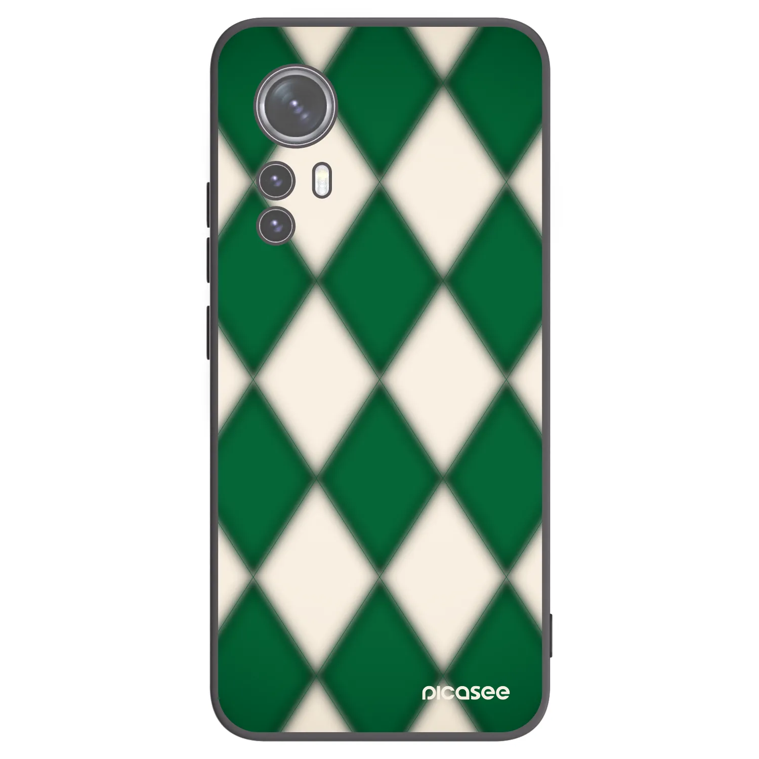 Picasee silikonski črni ovitek za Xiaomi 12 - Emerald Diamond