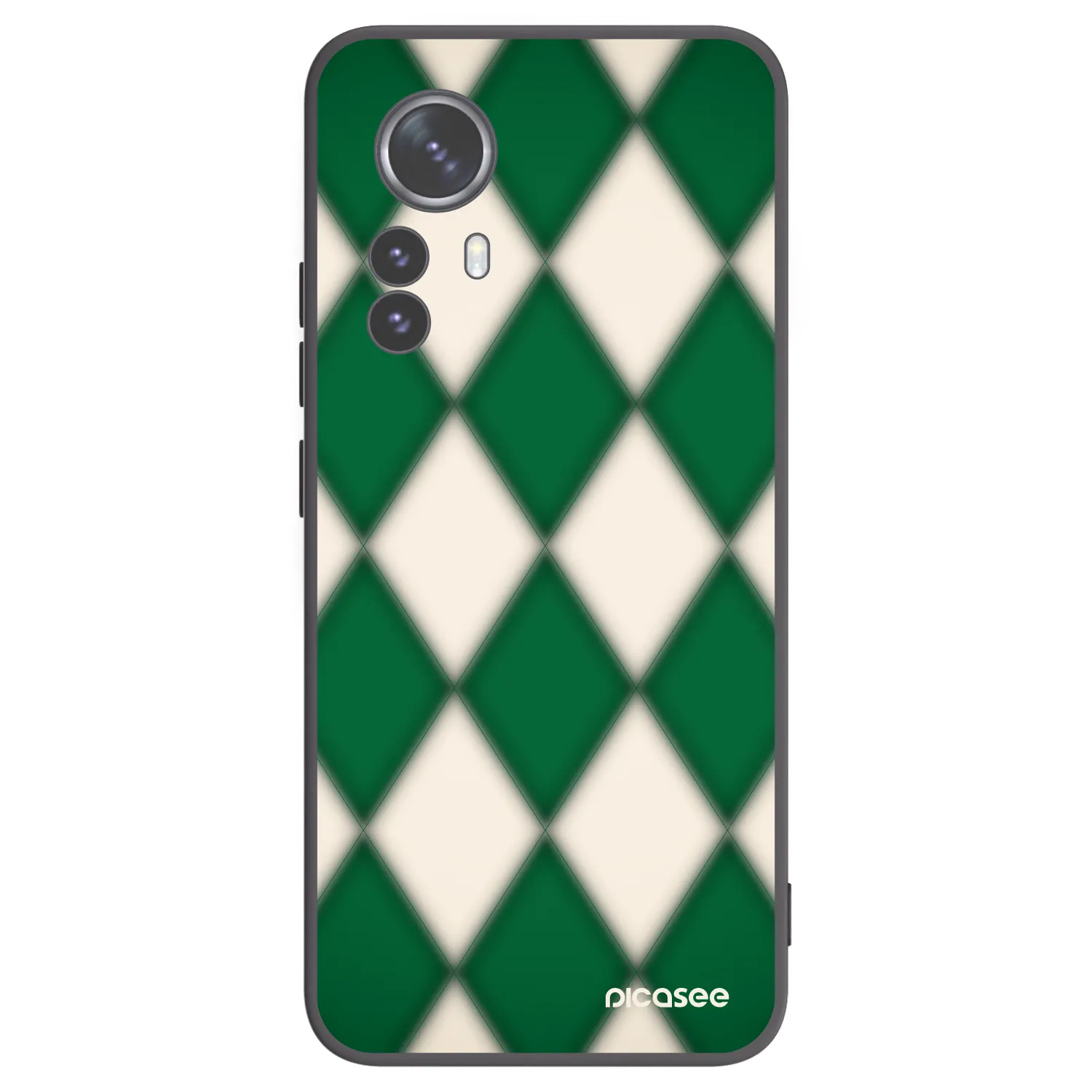 Picasee silikonski črni ovitek za Xiaomi 12 Pro - Emerald Diamond