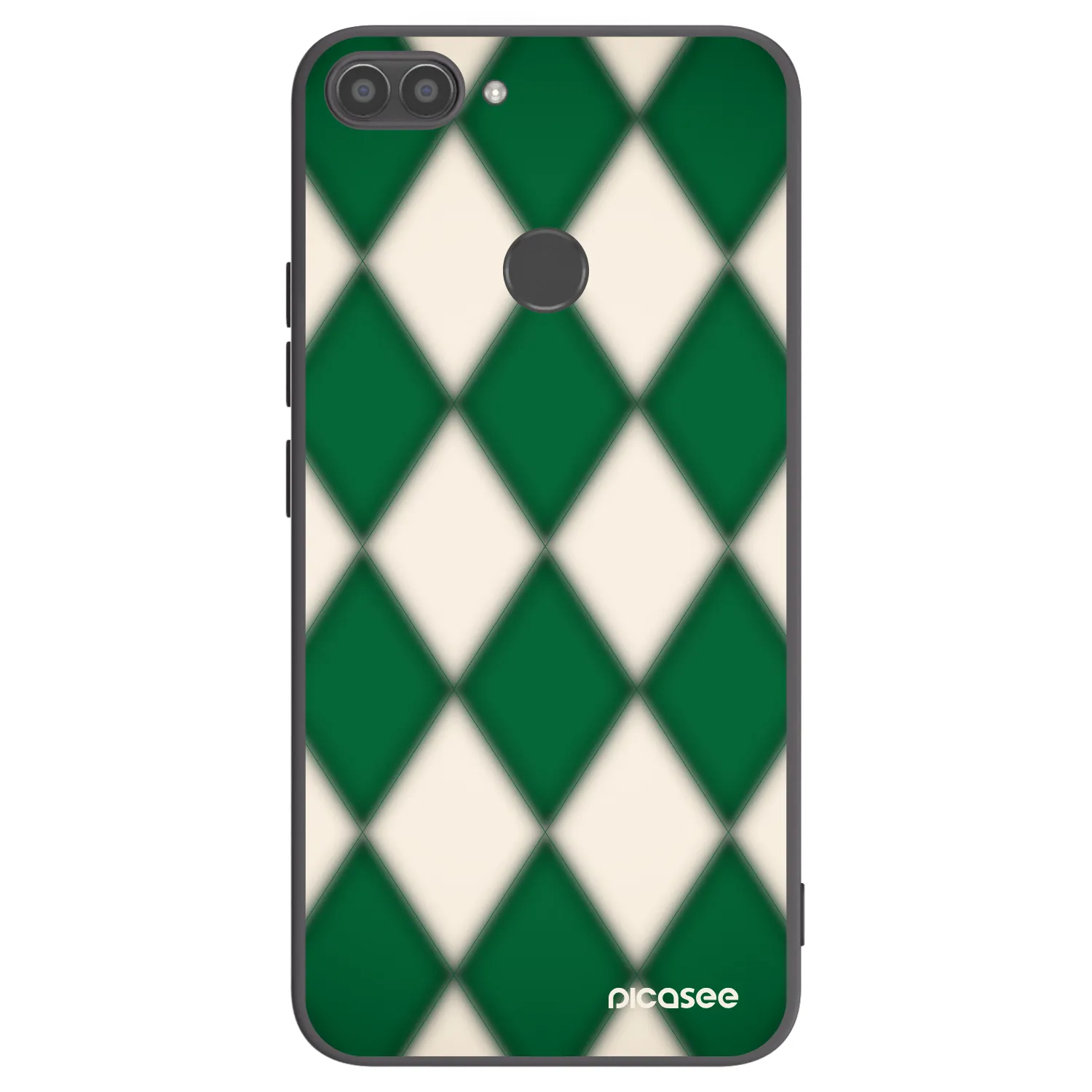 Picasee silikonski črni ovitek za Huawei P Smart - Emerald Diamond