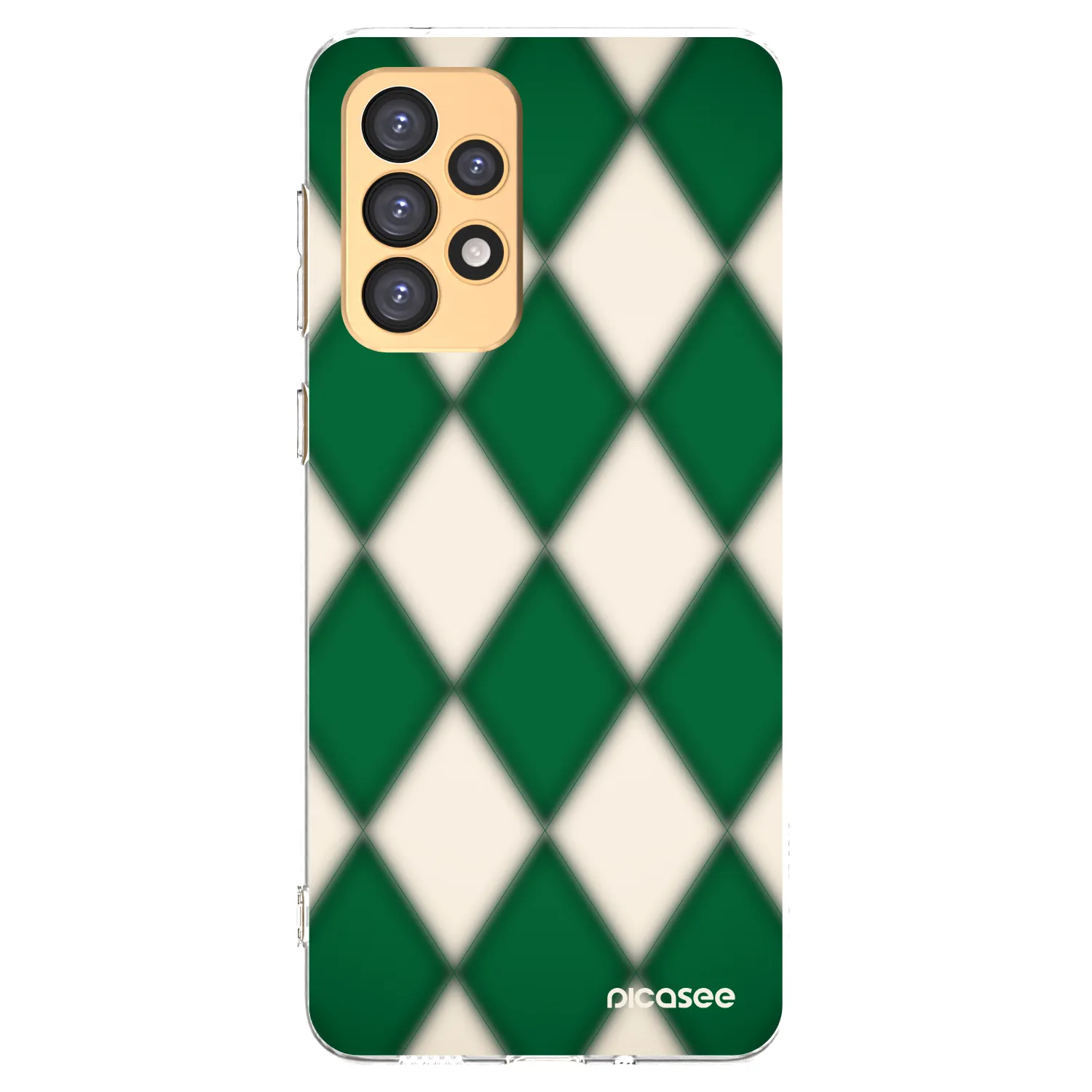 Picasee silikonski prozorni ovitek za Samsung Galaxy A33 5G A336 - Emerald Diamond