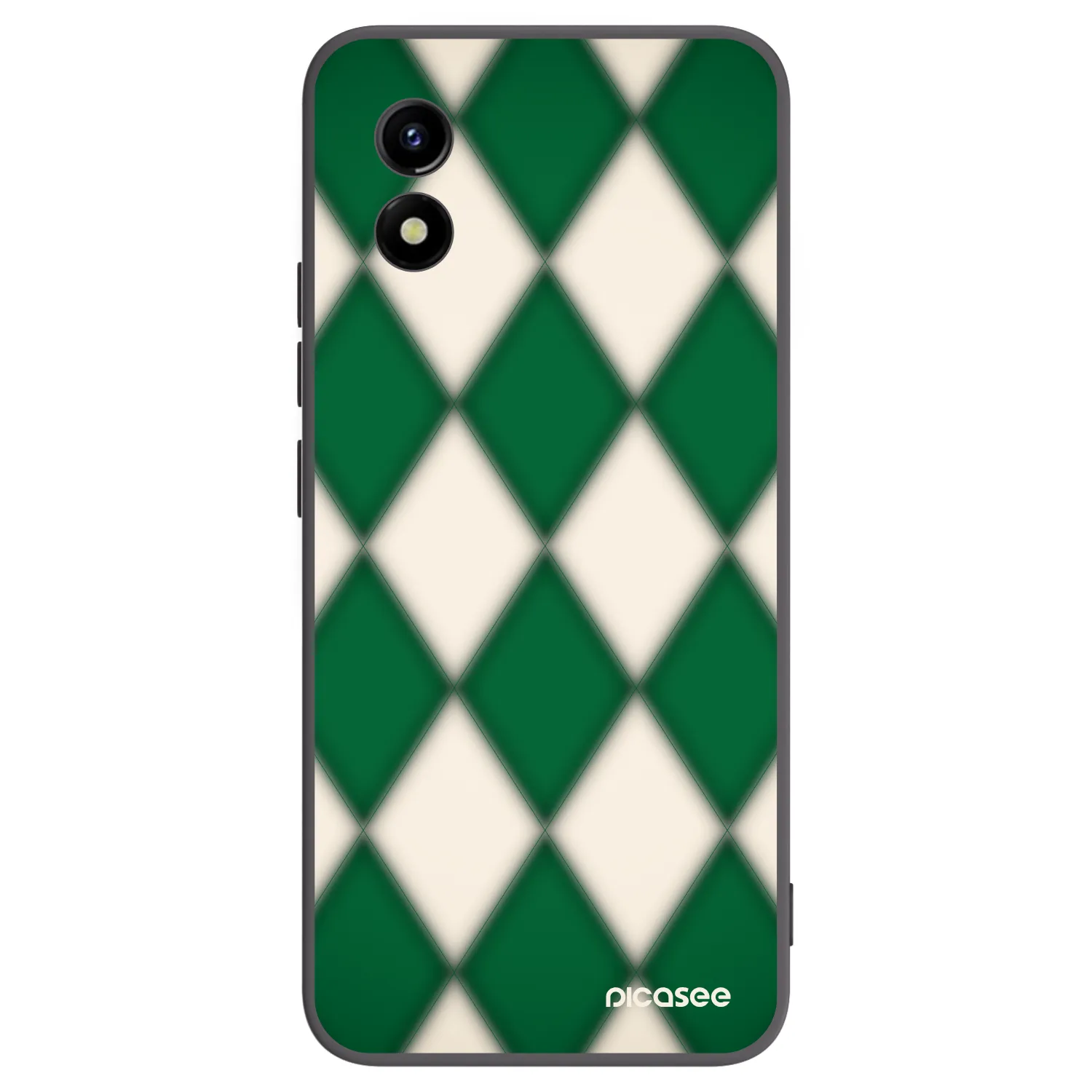 Picasee silikonski črni ovitek za Vivo Y01 - Emerald Diamond