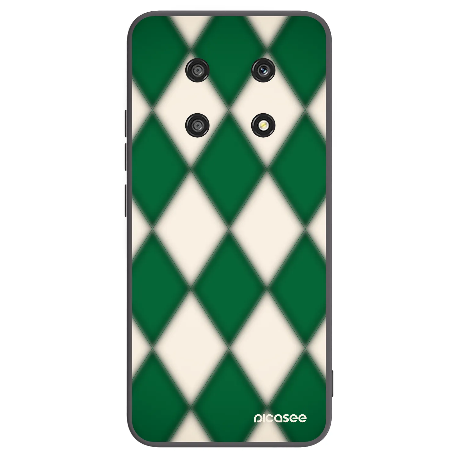 Picasee silikonski črni ovitek za Honor Magic4 Lite 5G - Emerald Diamond