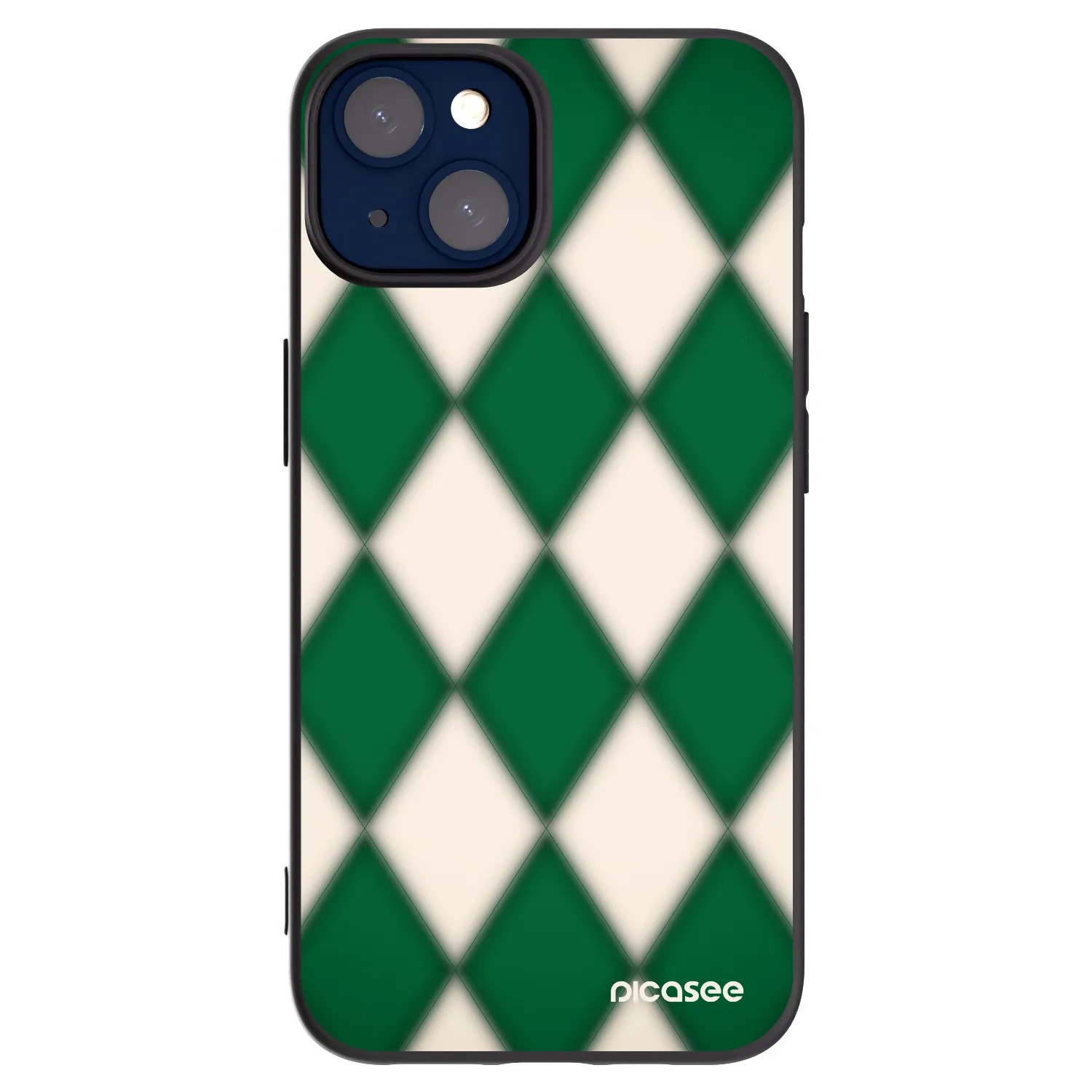Picasee silikonski črni ovitek za Apple iPhone 14 - Emerald Diamond