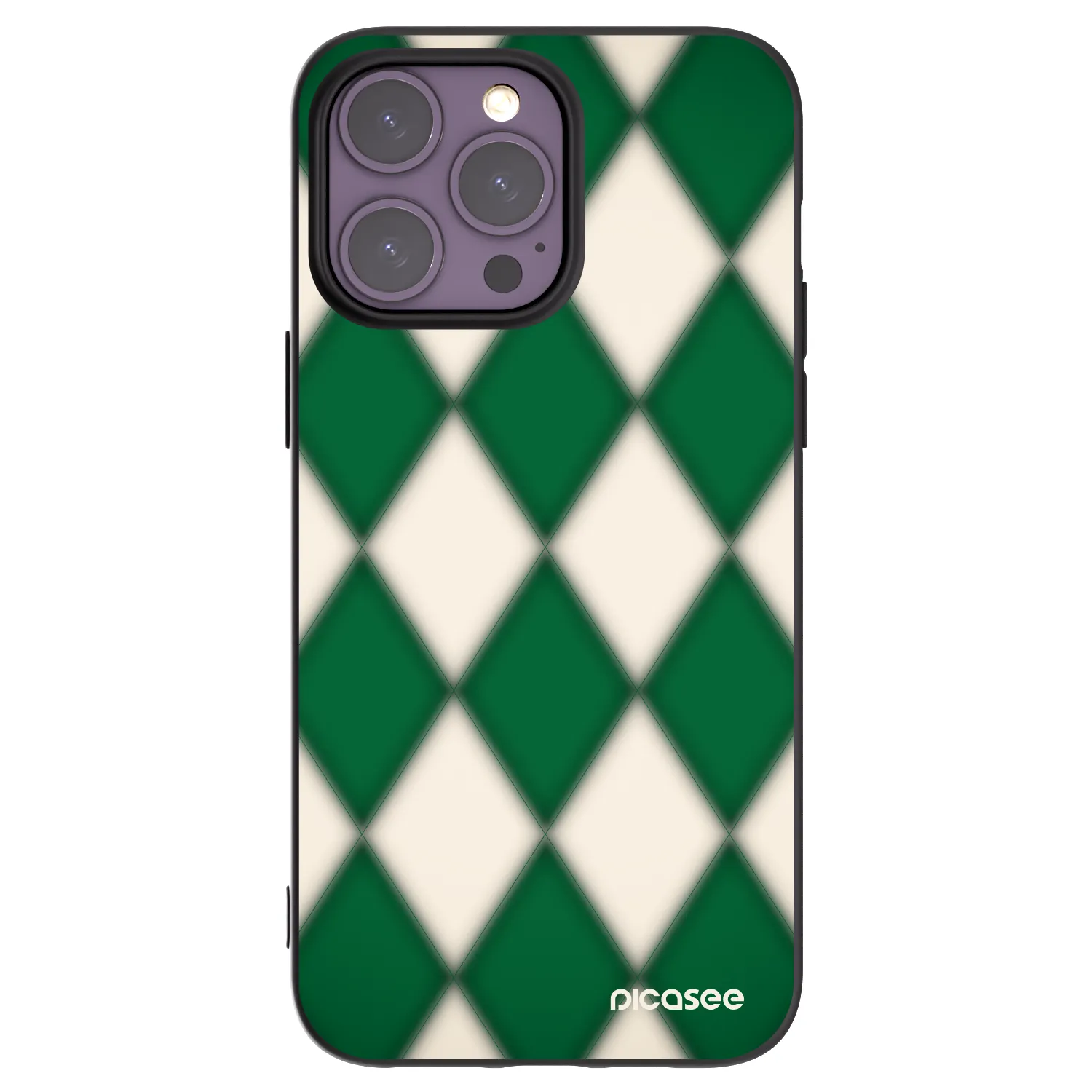 Picasee silikonski črni ovitek za Apple iPhone 14 Pro Max - Emerald Diamond