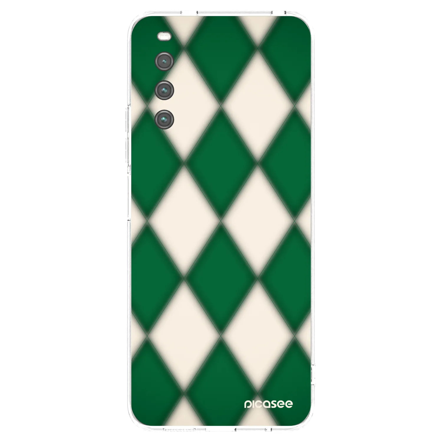 Picasee silikonski prozorni ovitek za Sony Xperia 10 IV 5G - Emerald Diamond
