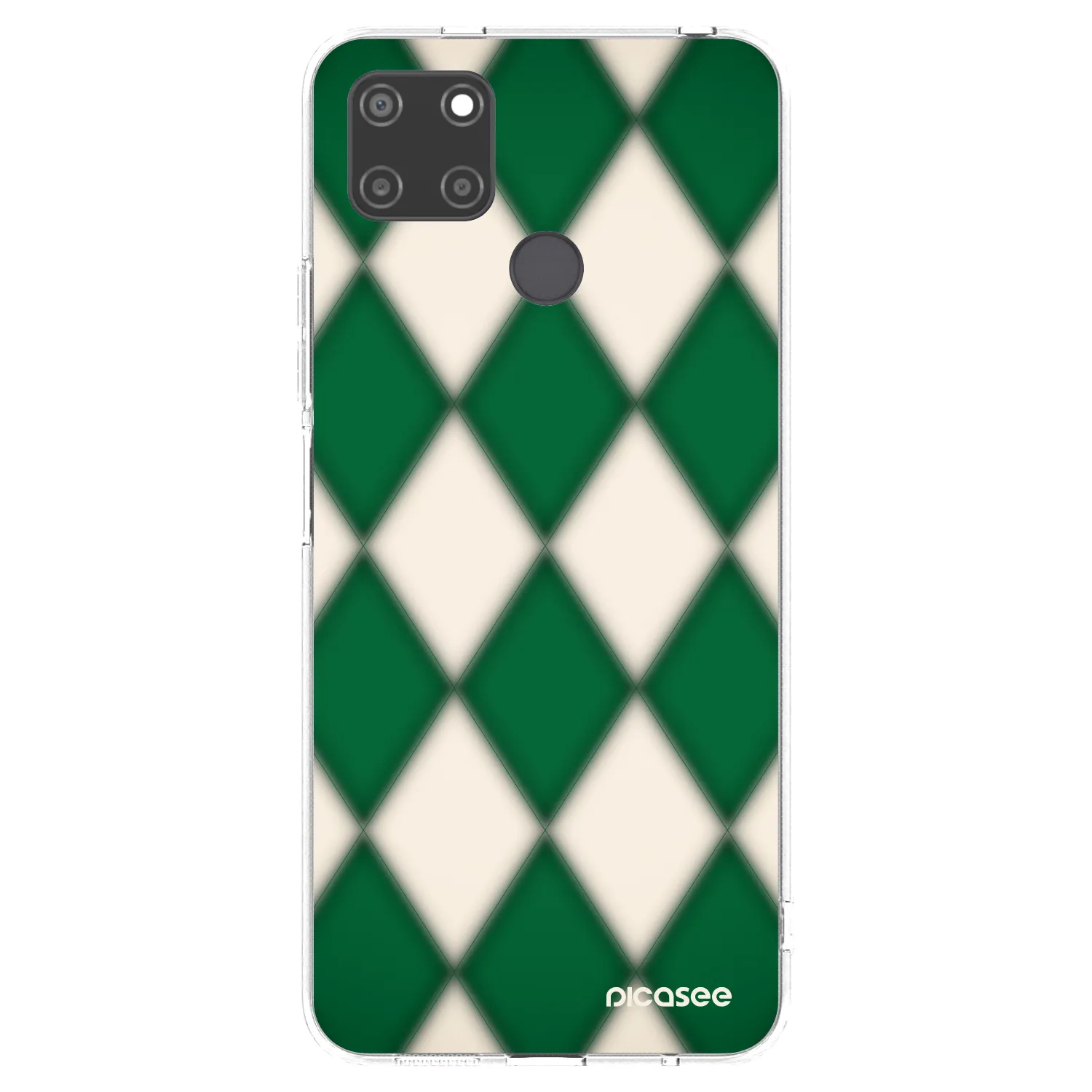 Picasee silikonski prozorni ovitek za Realme C21Y - Emerald Diamond