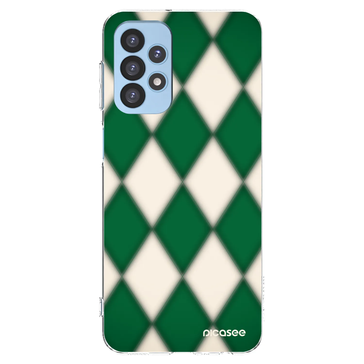 Picasee silikonski prozorni ovitek za Samsung Galaxy A23 A235F 4G - Emerald Diamond
