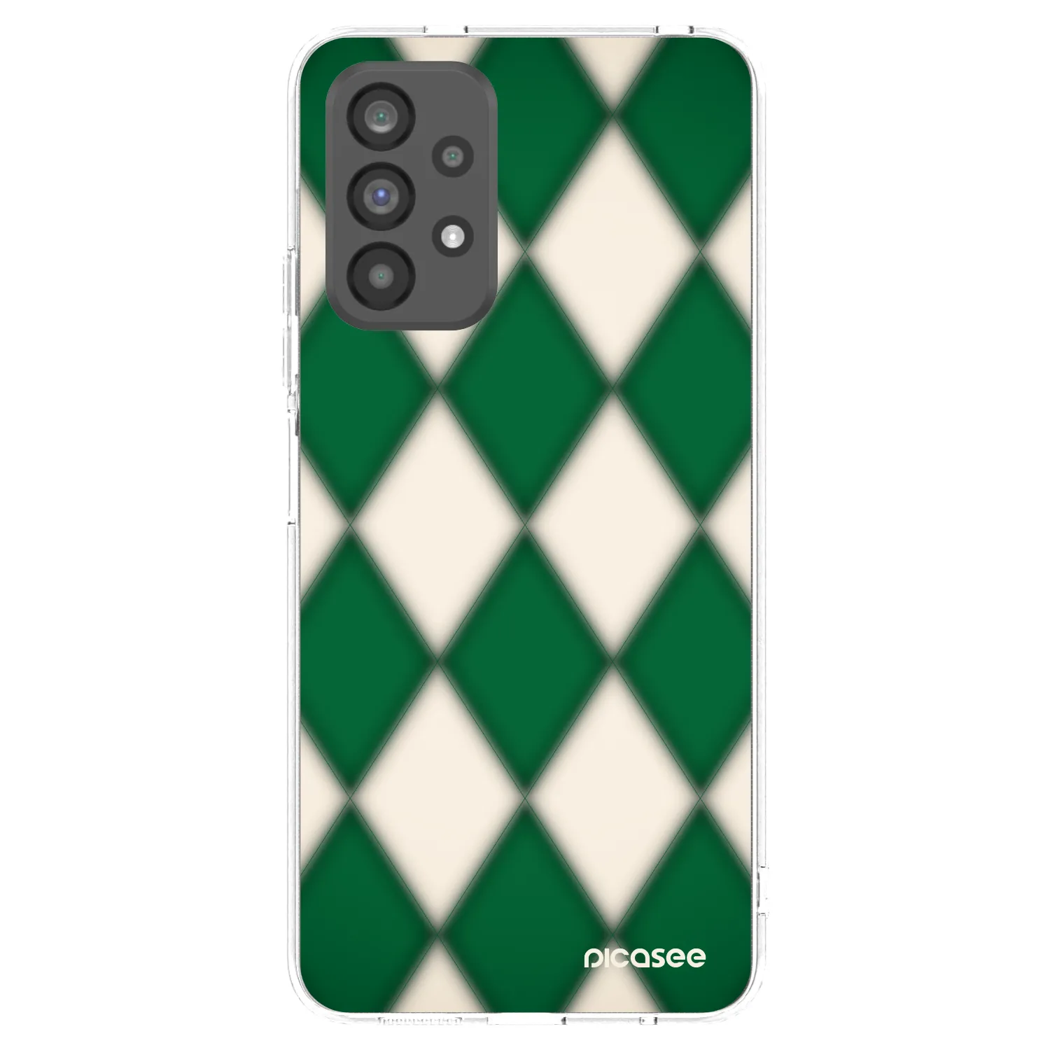 Picasee silikonski prozorni ovitek za Samsung Galaxy A73 5G - Emerald Diamond