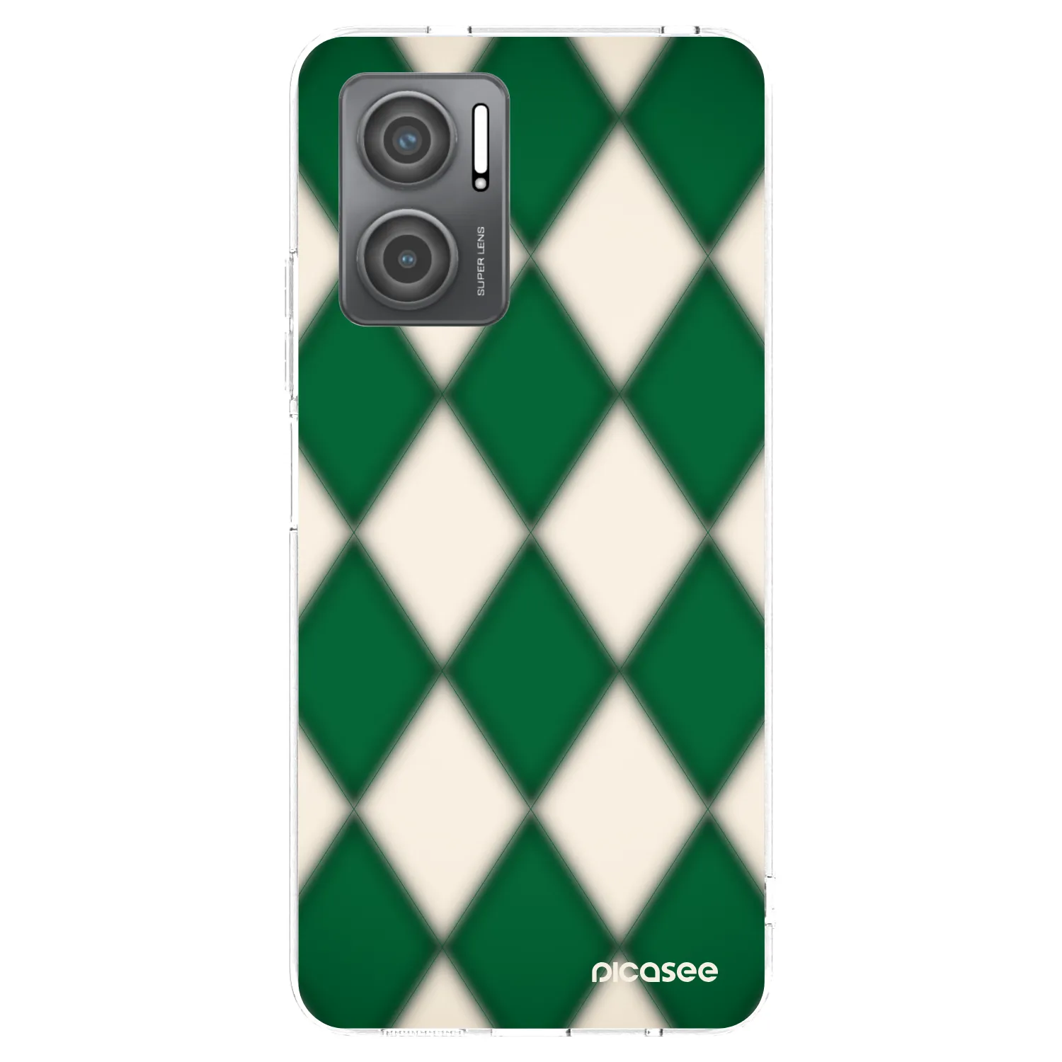 Picasee silikonski prozorni ovitek za Xiaomi Redmi 10 5G - Emerald Diamond