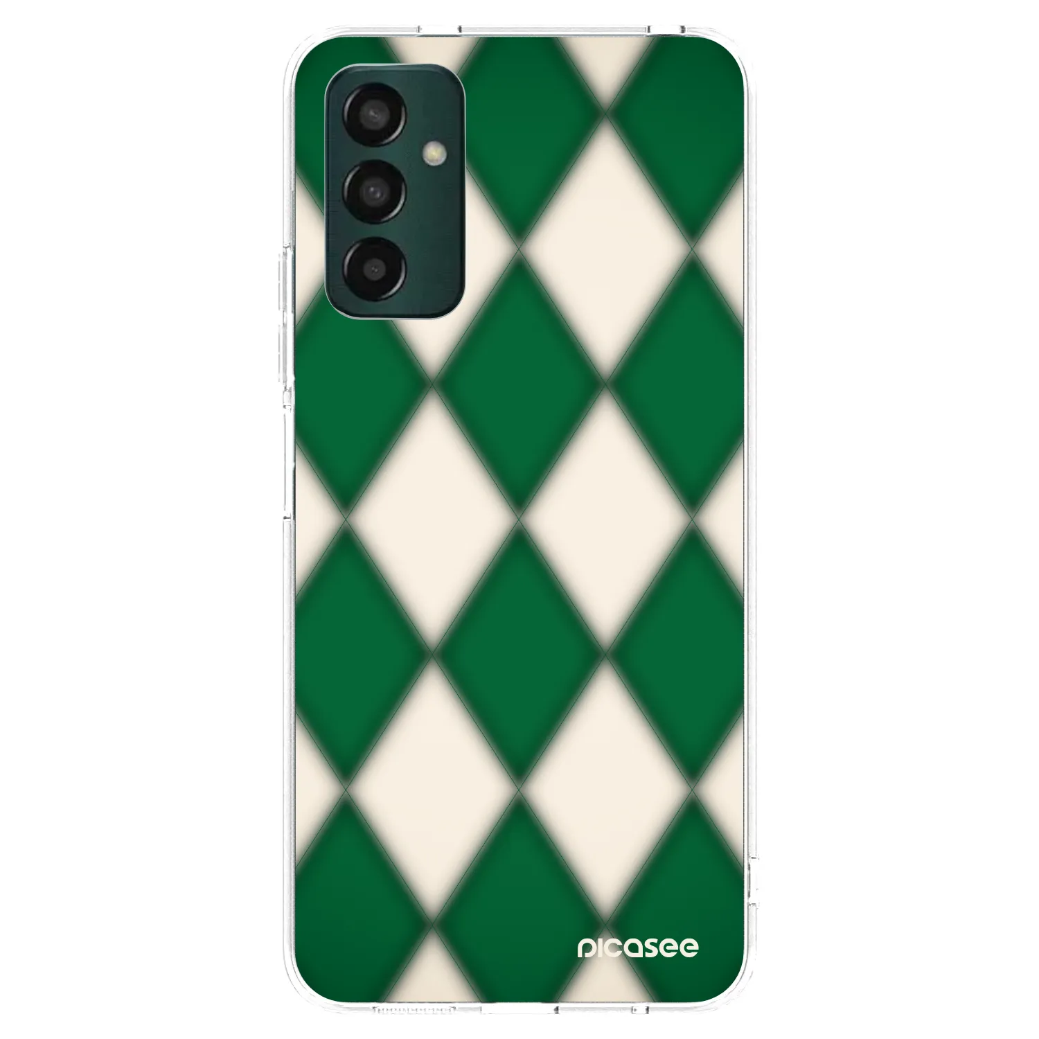 Picasee silikonski prozorni ovitek za Samsung Galaxy M23 5G - Emerald Diamond