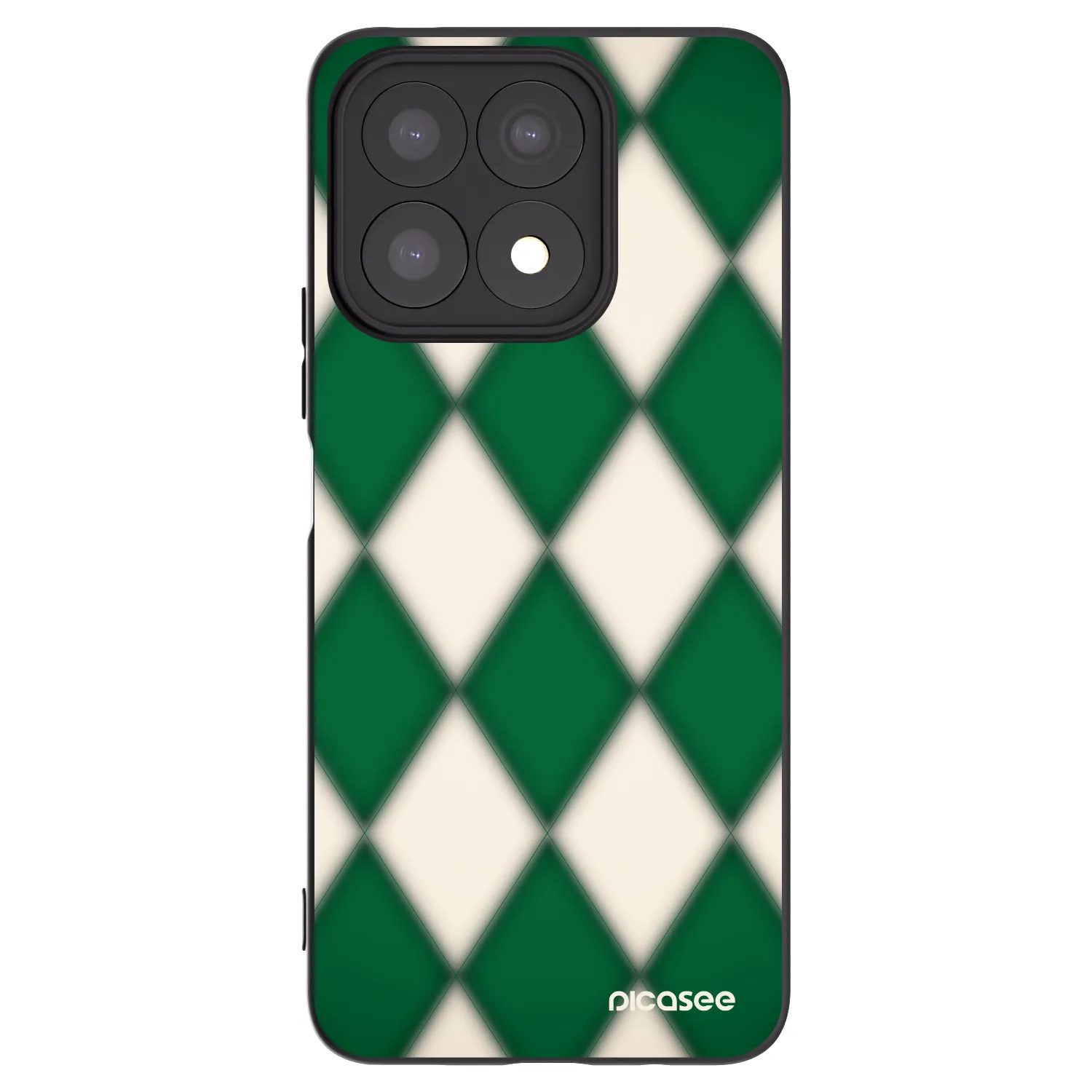 Picasee silikonski črni ovitek za Honor X8a - Emerald Diamond