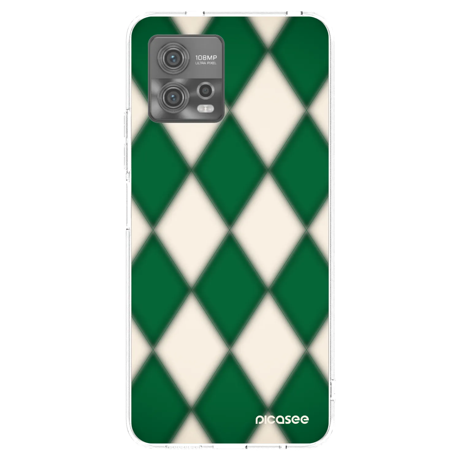 Picasee silikonski prozorni ovitek za Motorola Moto G72 - Emerald Diamond