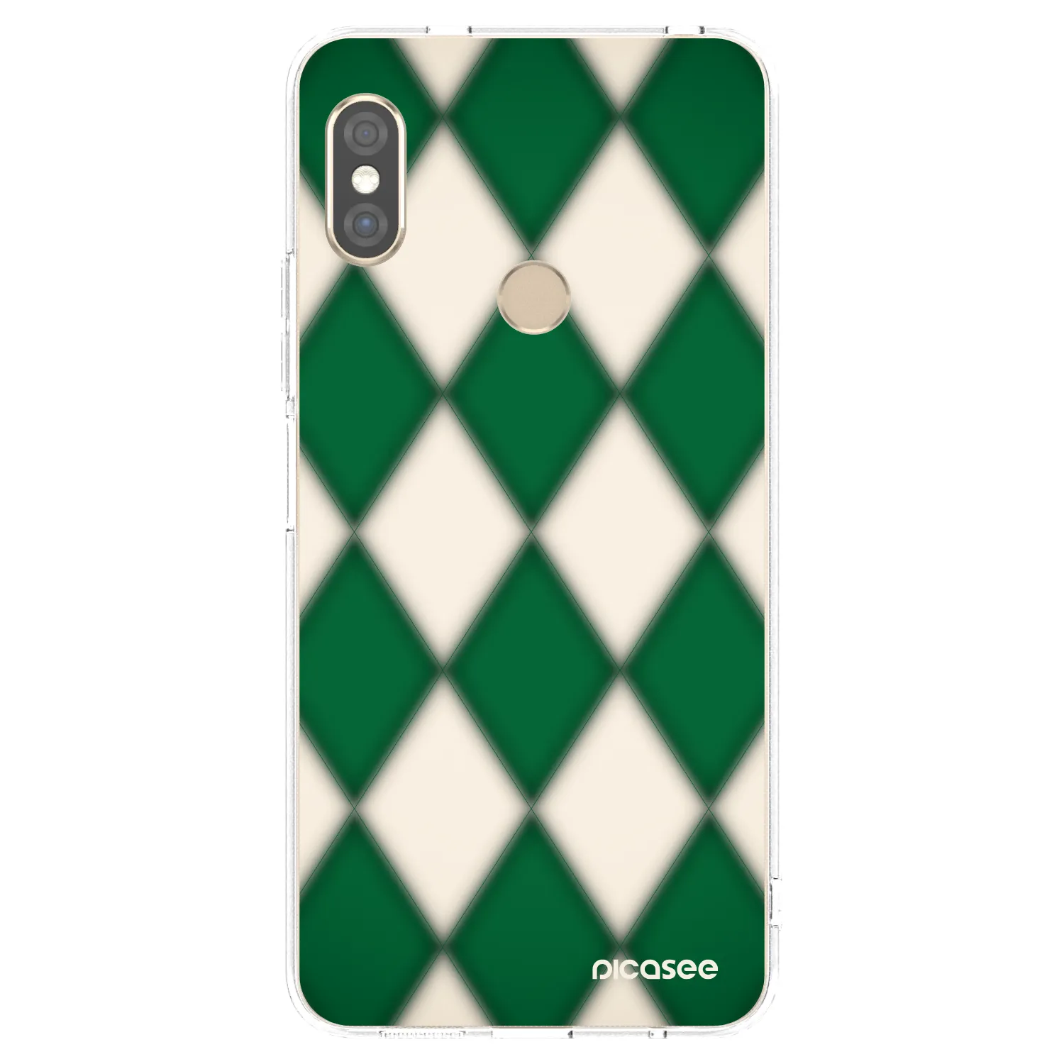 Picasee silikonski prozorni ovitek za Xiaomi Redmi Note 5 Global - Emerald Diamond