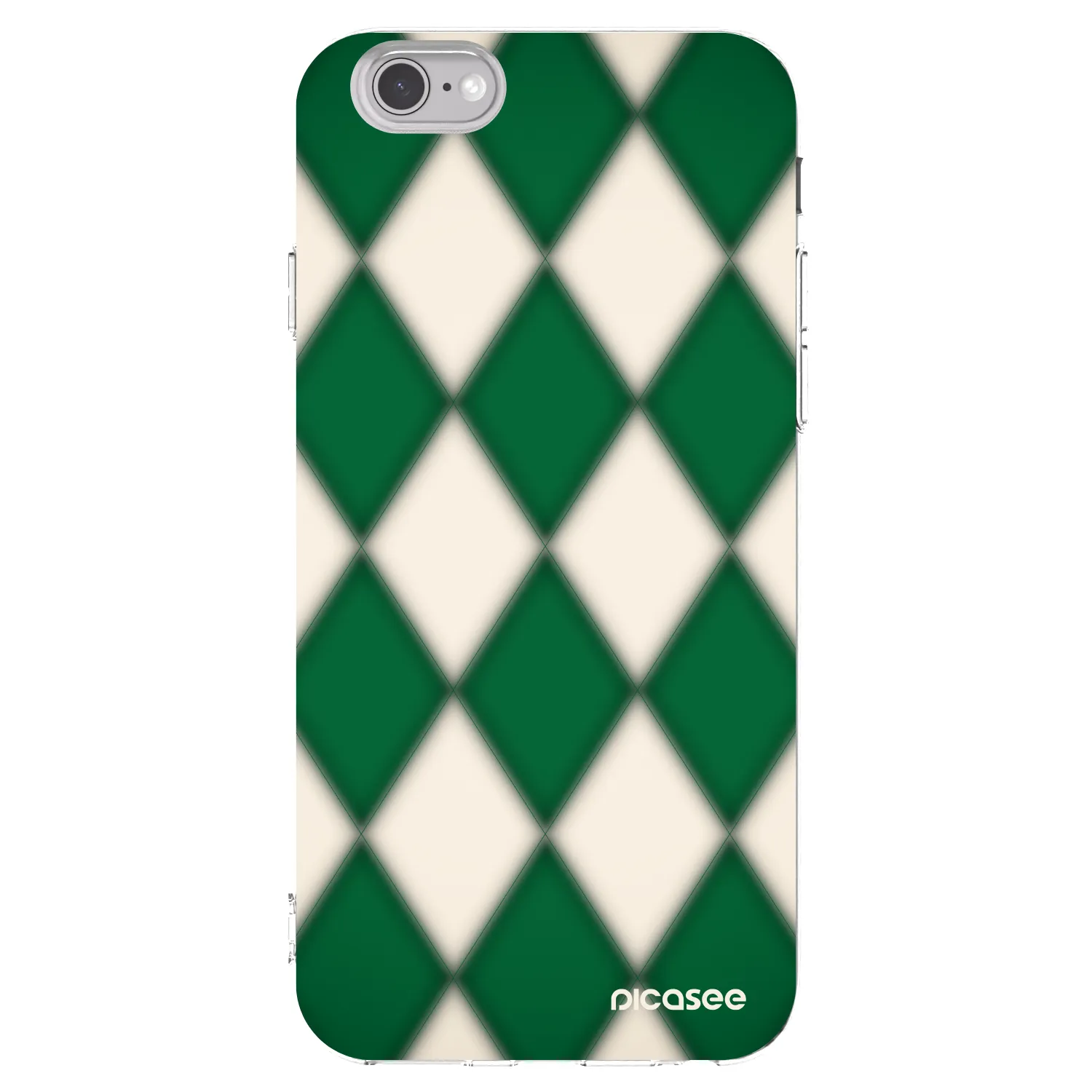 Picasee silikonski prozorni ovitek za Apple iPhone 6/6S - Emerald Diamond