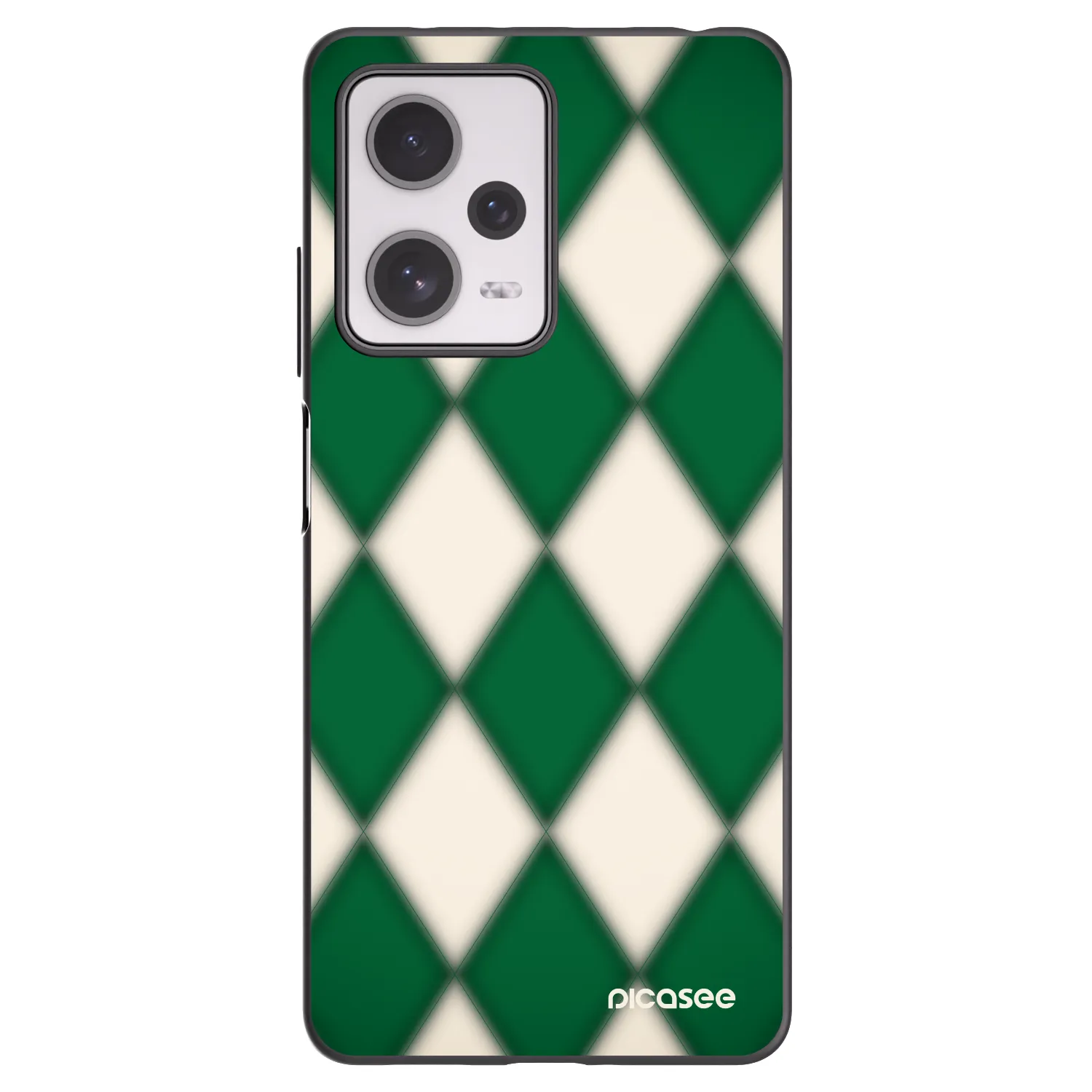 Picasee silikonski črni ovitek za Xiaomi Redmi Note 12 Pro+ 5G - Emerald Diamond