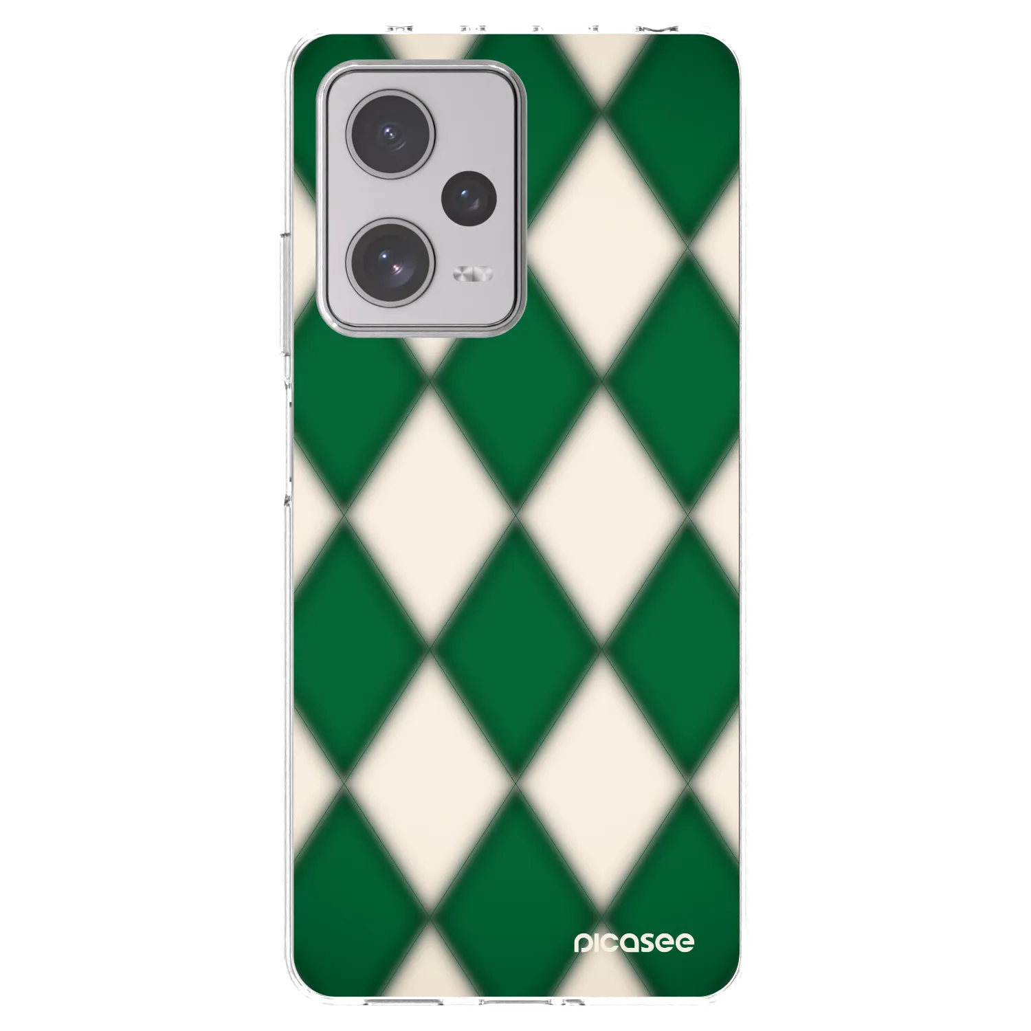 Picasee silikonski prozorni ovitek za Xiaomi Redmi Note 12 Pro+ 5G - Emerald Diamond
