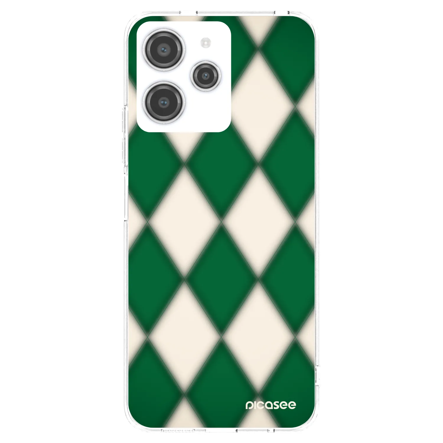 Picasee silikonski prozorni ovitek za Xiaomi Redmi 12 4G - Emerald Diamond