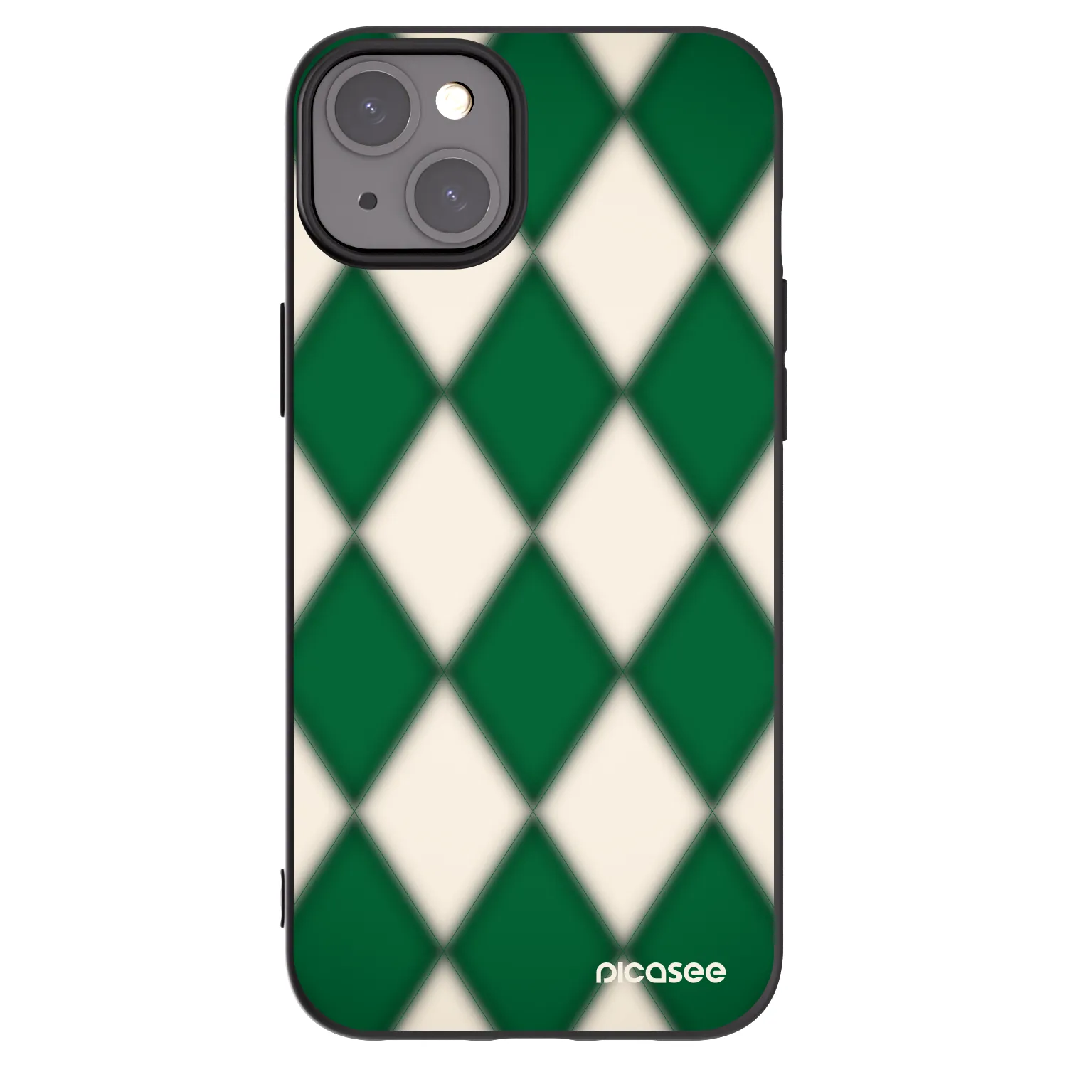 Picasee silikonski črni ovitek za Apple iPhone 15 Plus - Emerald Diamond