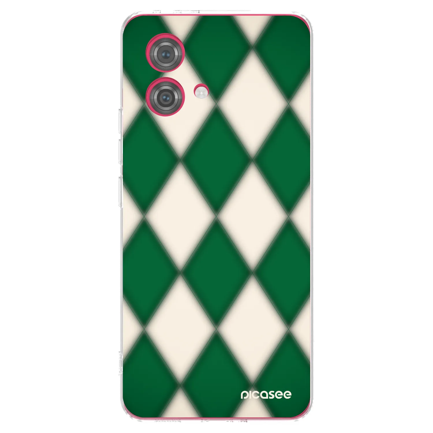 Picasee silikonski prozorni ovitek za Motorola Moto G84 5G - Emerald Diamond