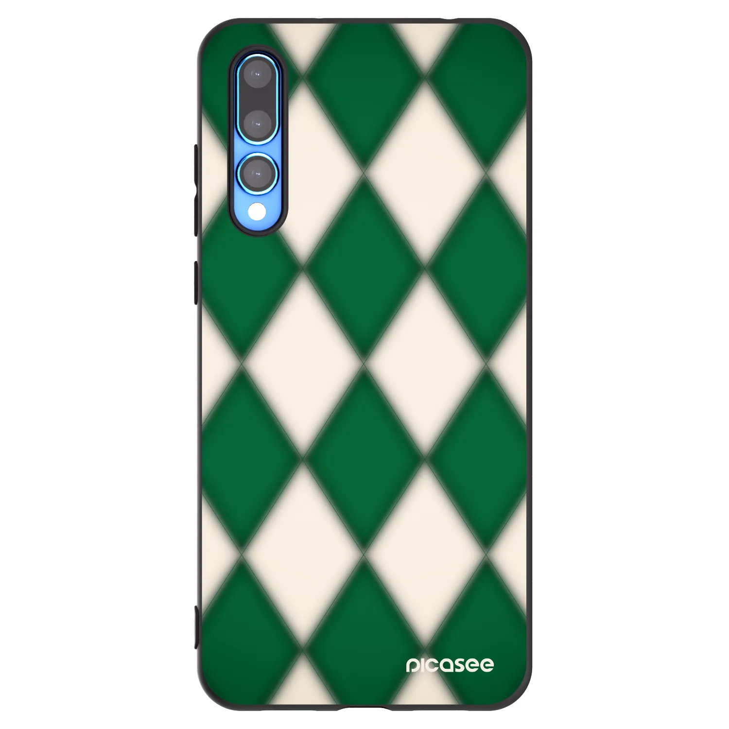 Picasee silikonski črni ovitek za Huawei P20 Pro - Emerald Diamond