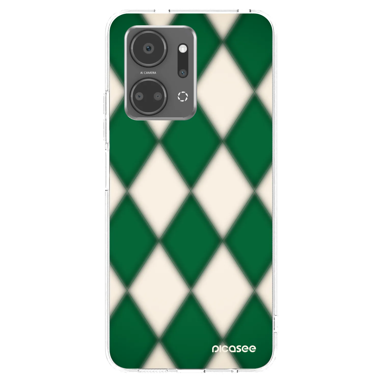 Picasee silikonski prozorni ovitek za Honor X7a - Emerald Diamond