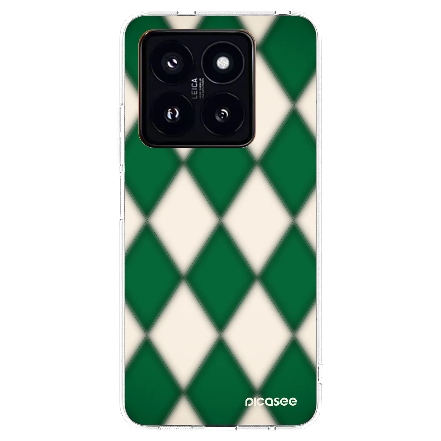Picasee silikonski prozorni ovitek za Xiaomi 14 Pro - Emerald Diamond