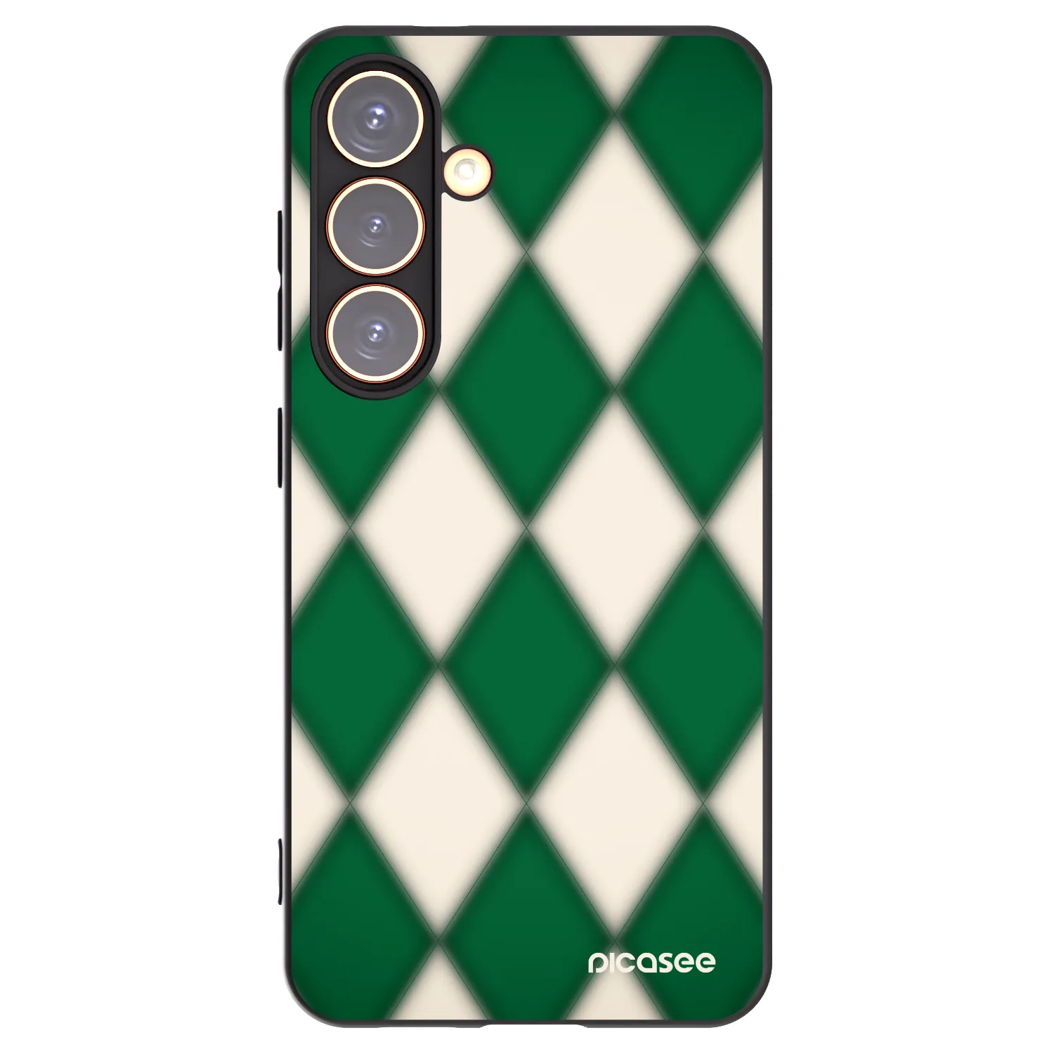 Picasee silikonski črni ovitek za Samsung Galaxy S24 S921B 5G - Emerald Diamond