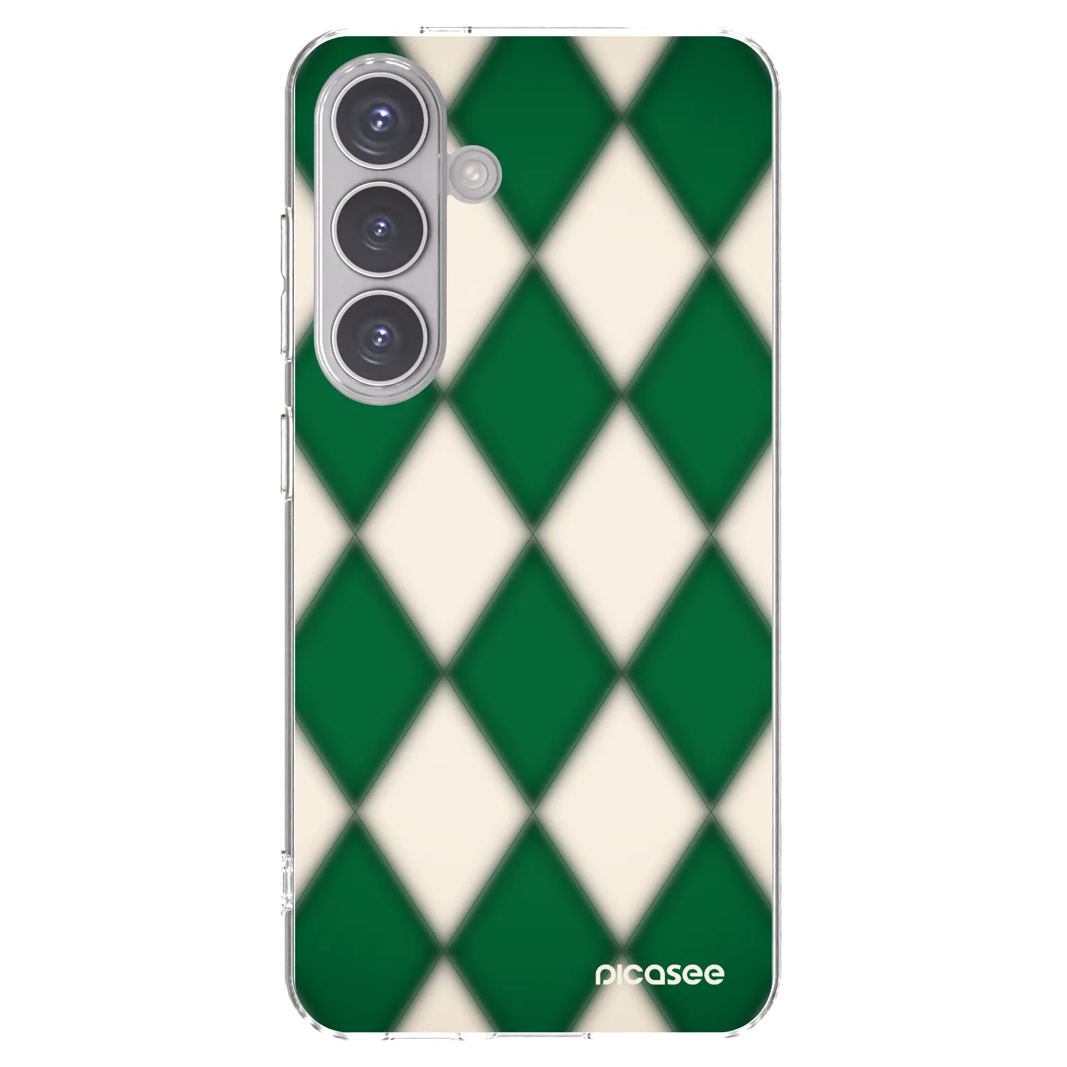 Picasee silikonski prozorni ovitek za Samsung Galaxy S24 S921B 5G - Emerald Diamond