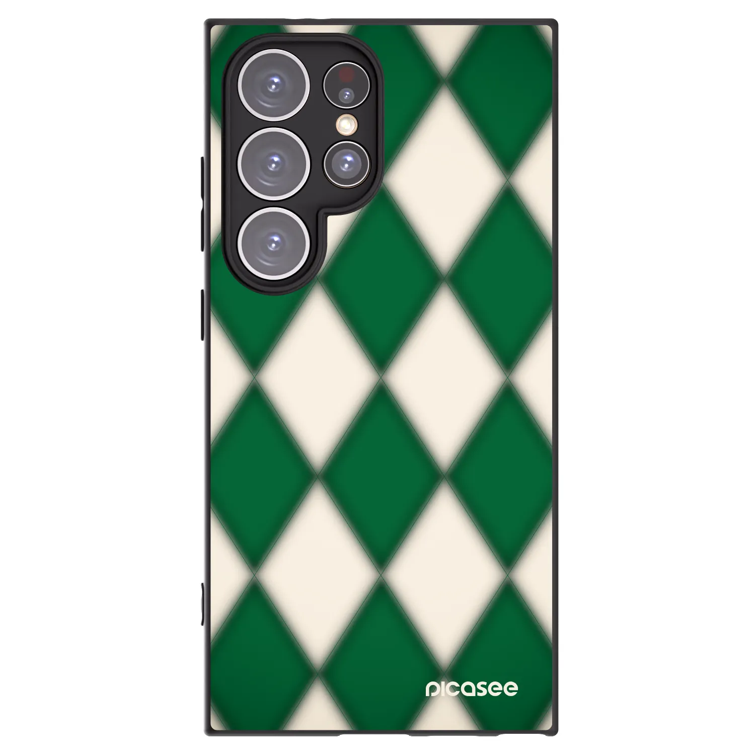 Picasee silikonski črni ovitek za Samsung Galaxy S24 Ultra S928B 5G - Emerald Diamond