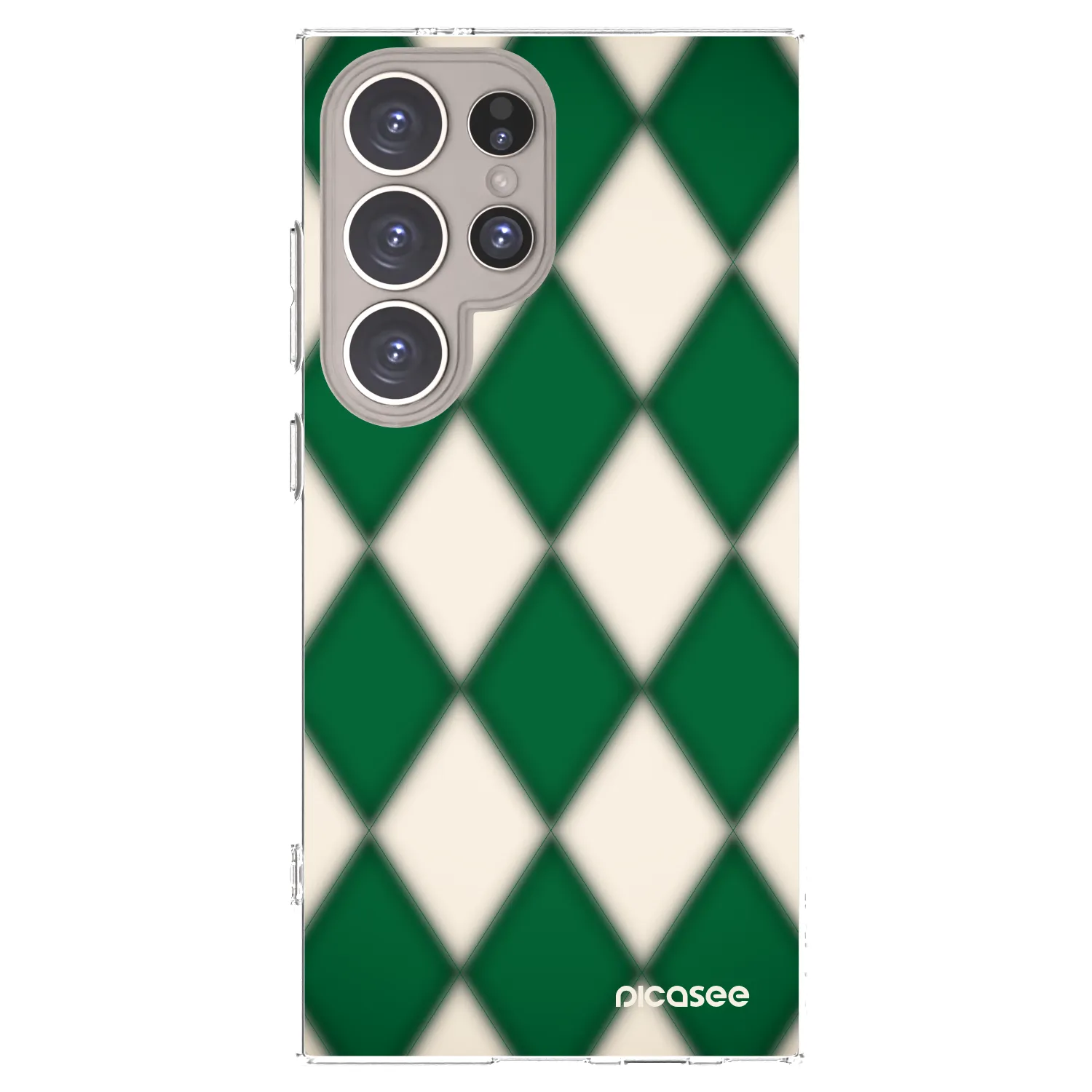 Picasee silikonski prozorni ovitek za Samsung Galaxy S24 Ultra S928B 5G - Emerald Diamond