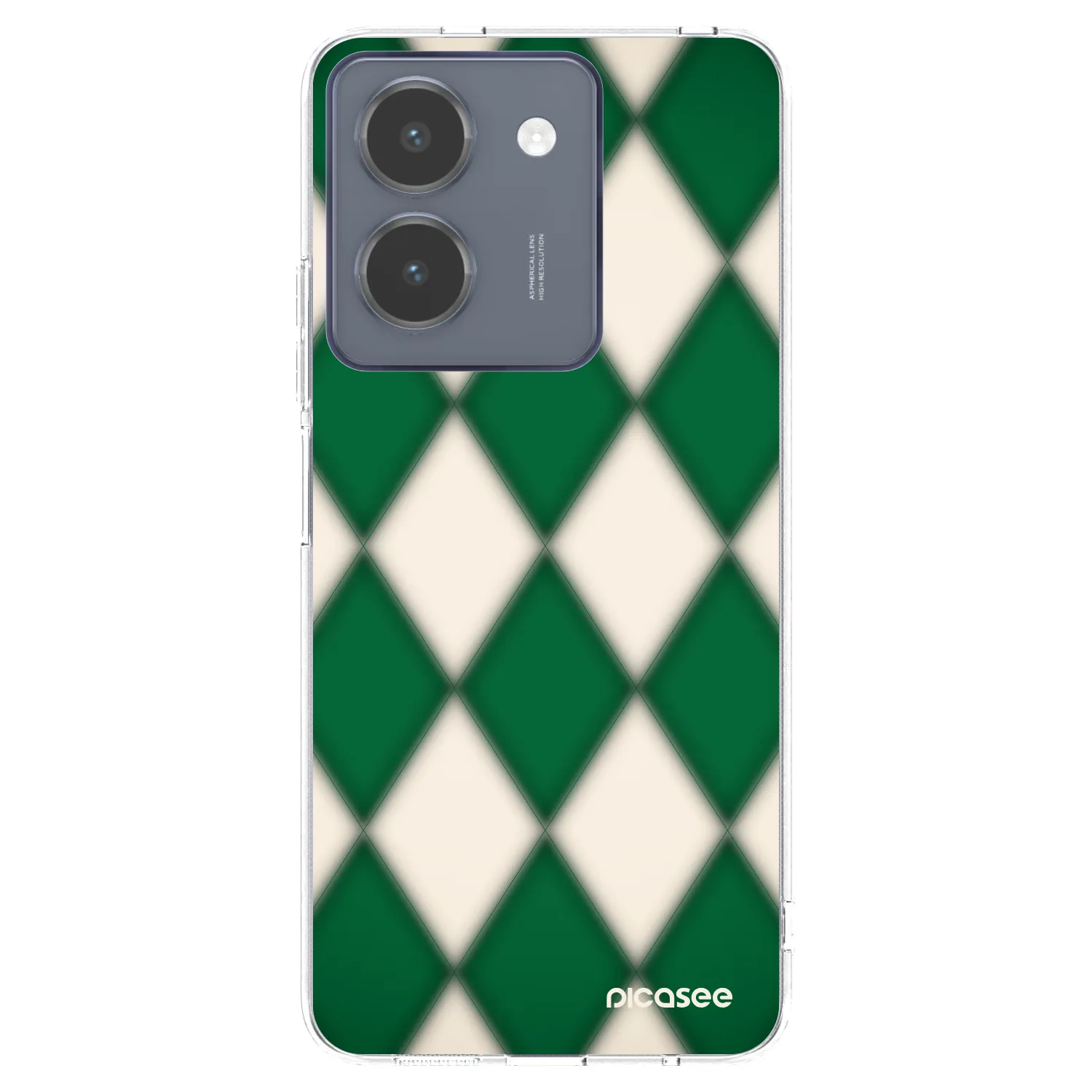 Picasee silikonski prozorni ovitek za Vivo Y36 4G - Emerald Diamond