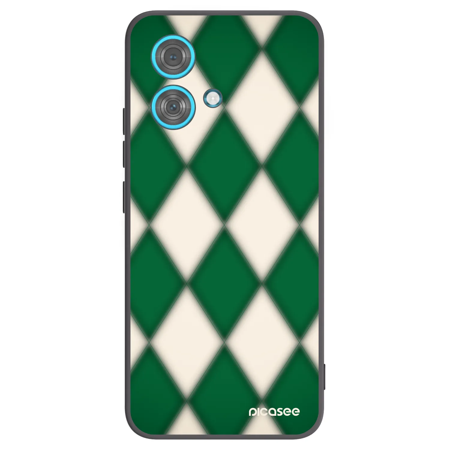 Picasee silikonski črni ovitek za Motorola Edge 40 Neo - Emerald Diamond