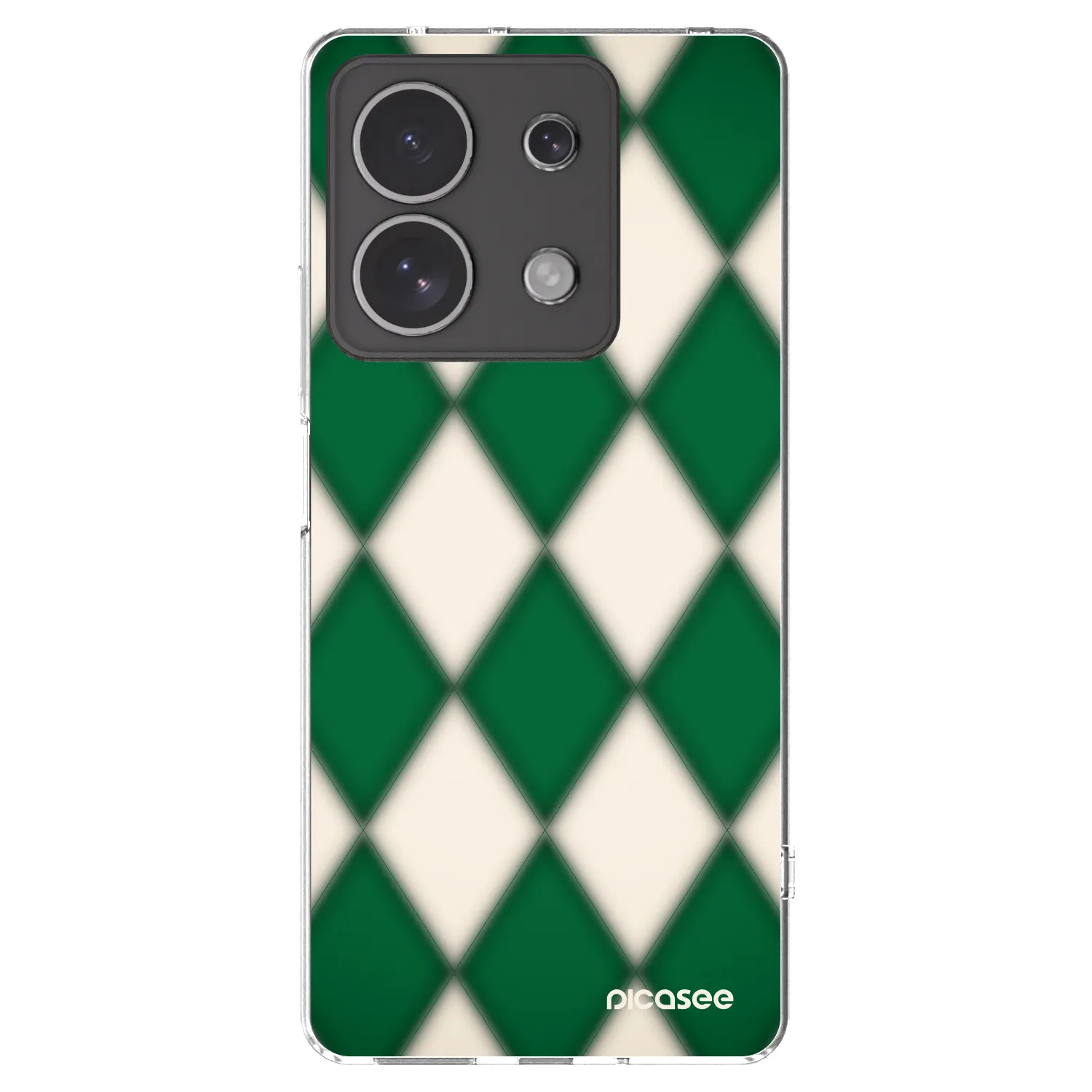 Picasee silikonski prozorni ovitek za Xiaomi Redmi Note 13 4G - Emerald Diamond