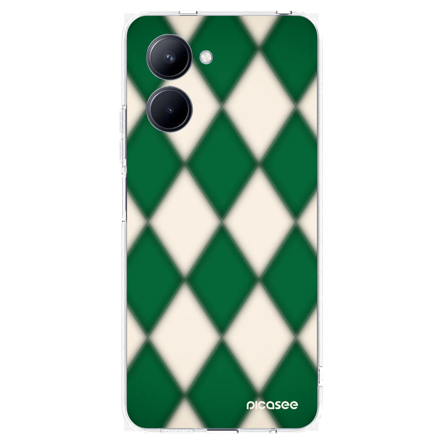 Picasee silikonski prozorni ovitek za Realme C33 (2023) - Emerald Diamond