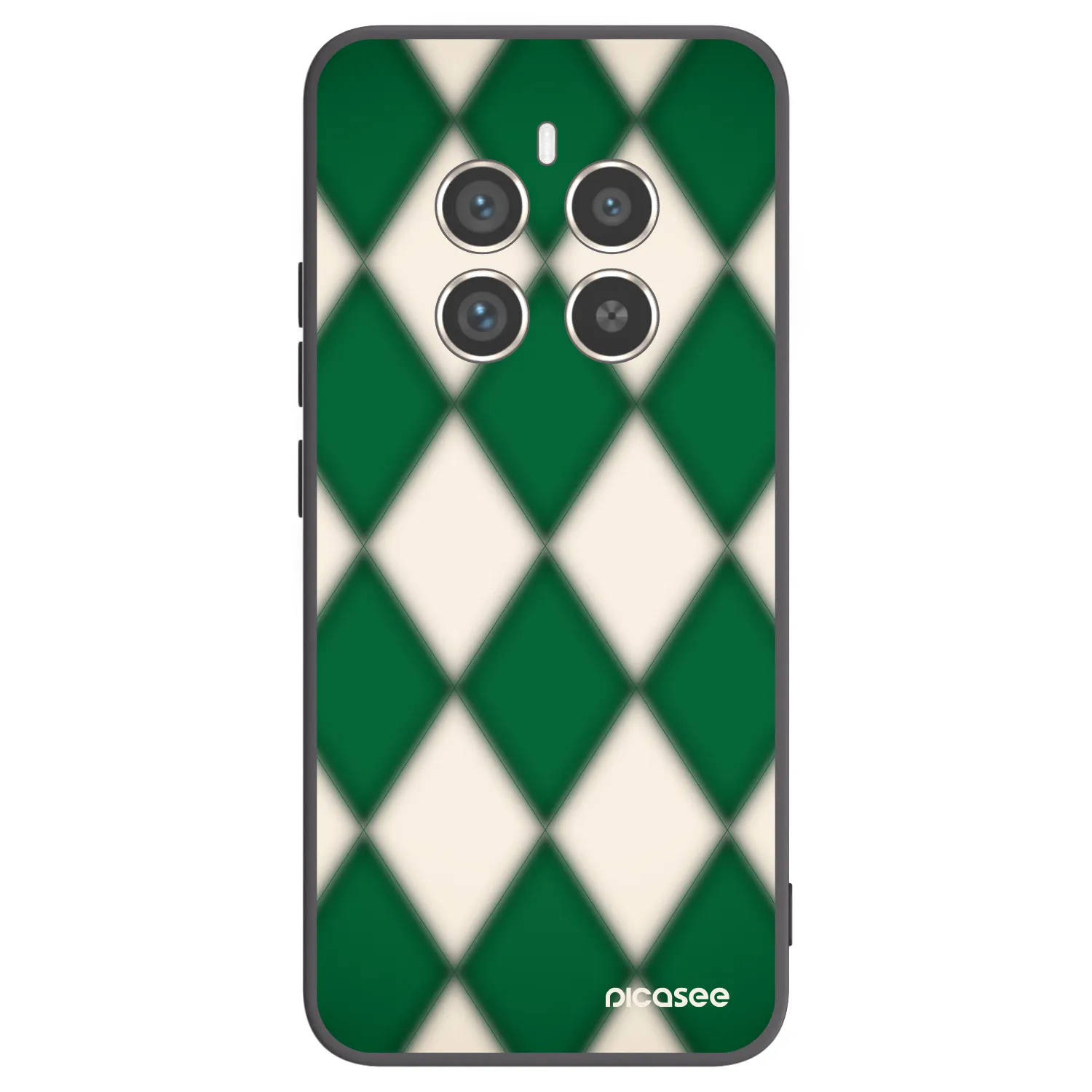 Picasee silikonski črni ovitek za Realme 12 Pro 5G - Emerald Diamond