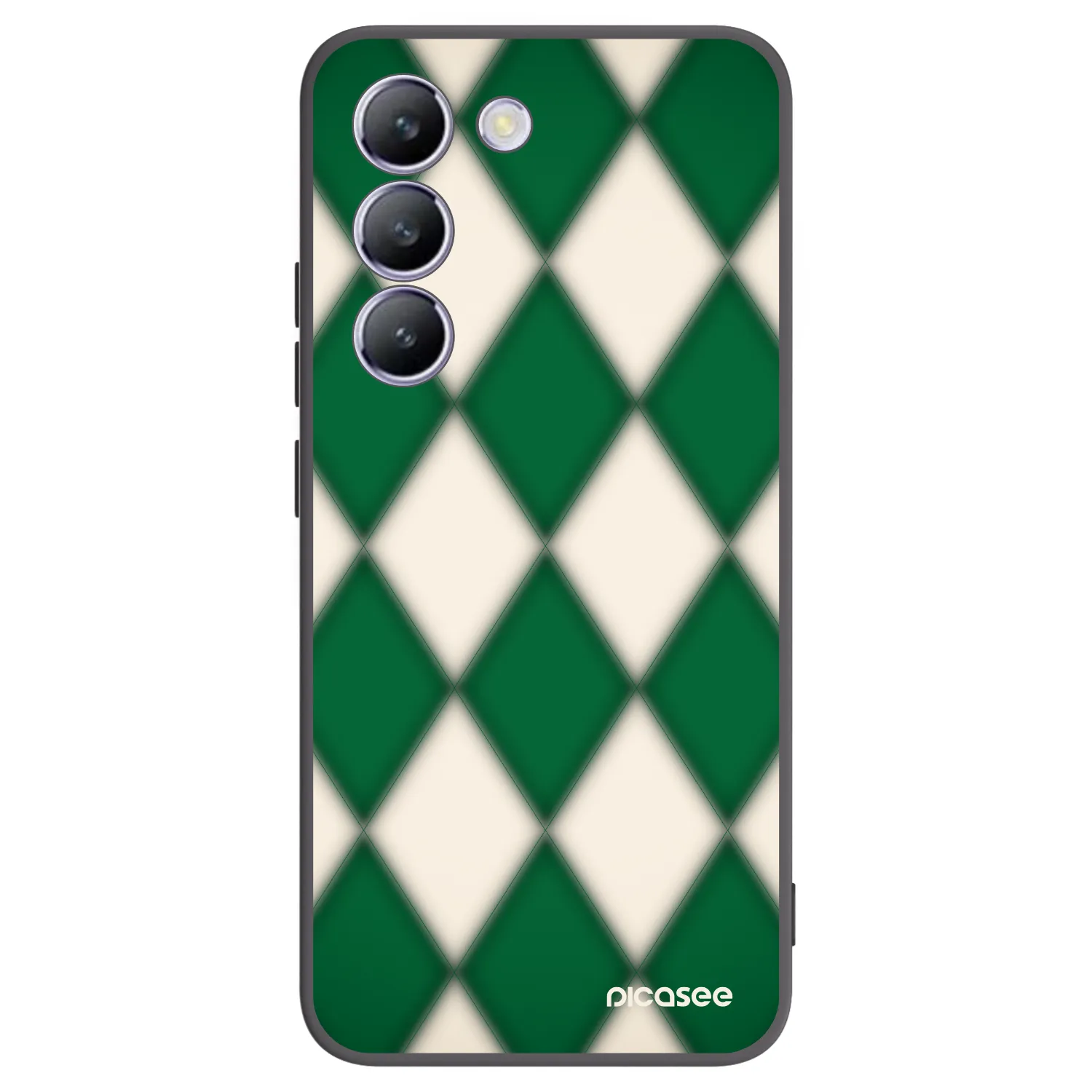 Picasee silikonski črni ovitek za Vivo V40 SE 5G - Emerald Diamond