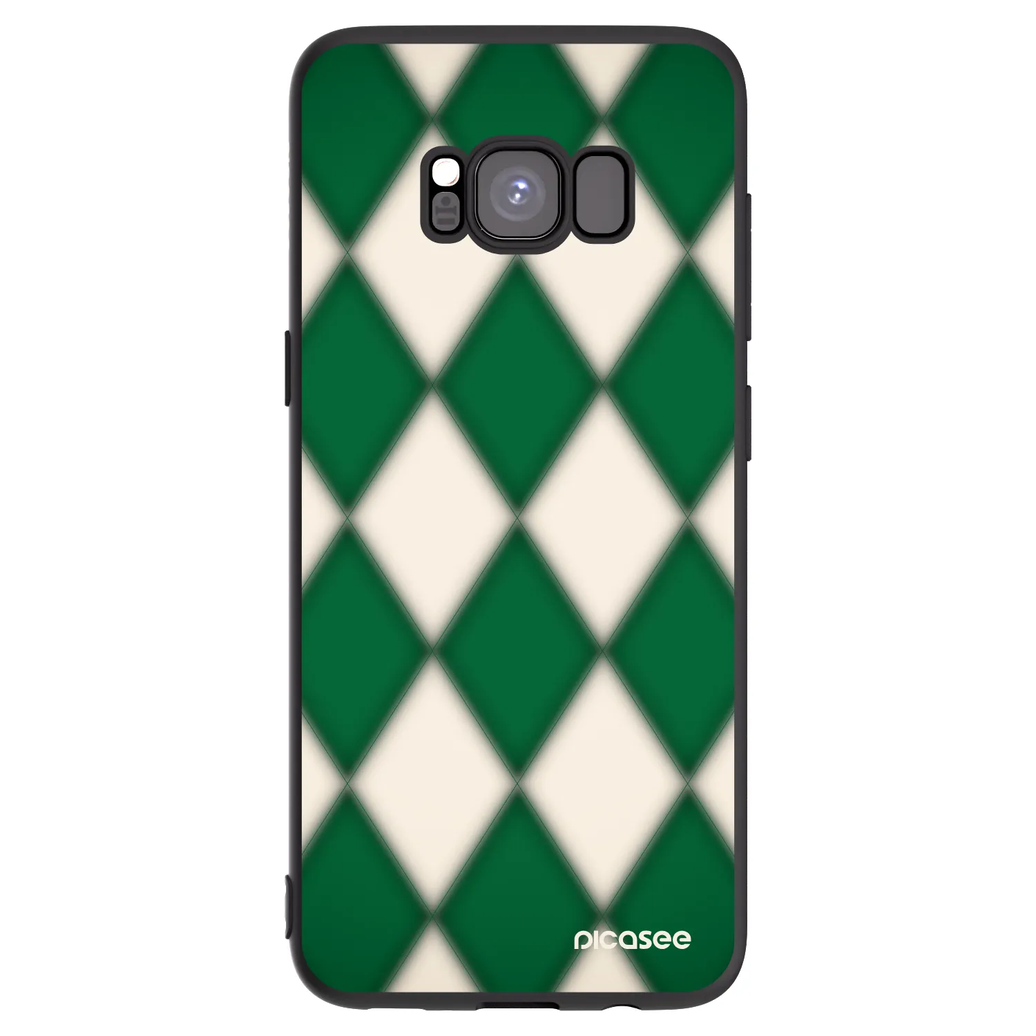 Picasee silikonski črni ovitek za Samsung Galaxy S8 G950F - Emerald Diamond