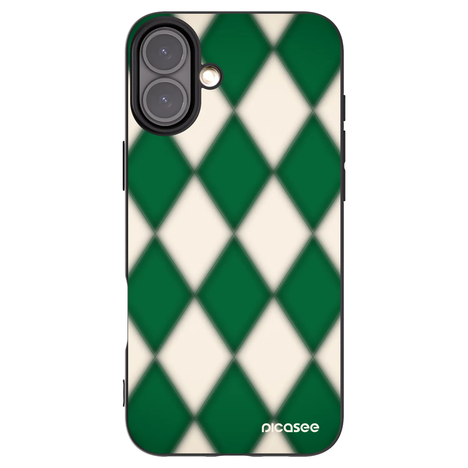 Picasee silikonski črni ovitek za Apple iPhone 16 Plus - Emerald Diamond