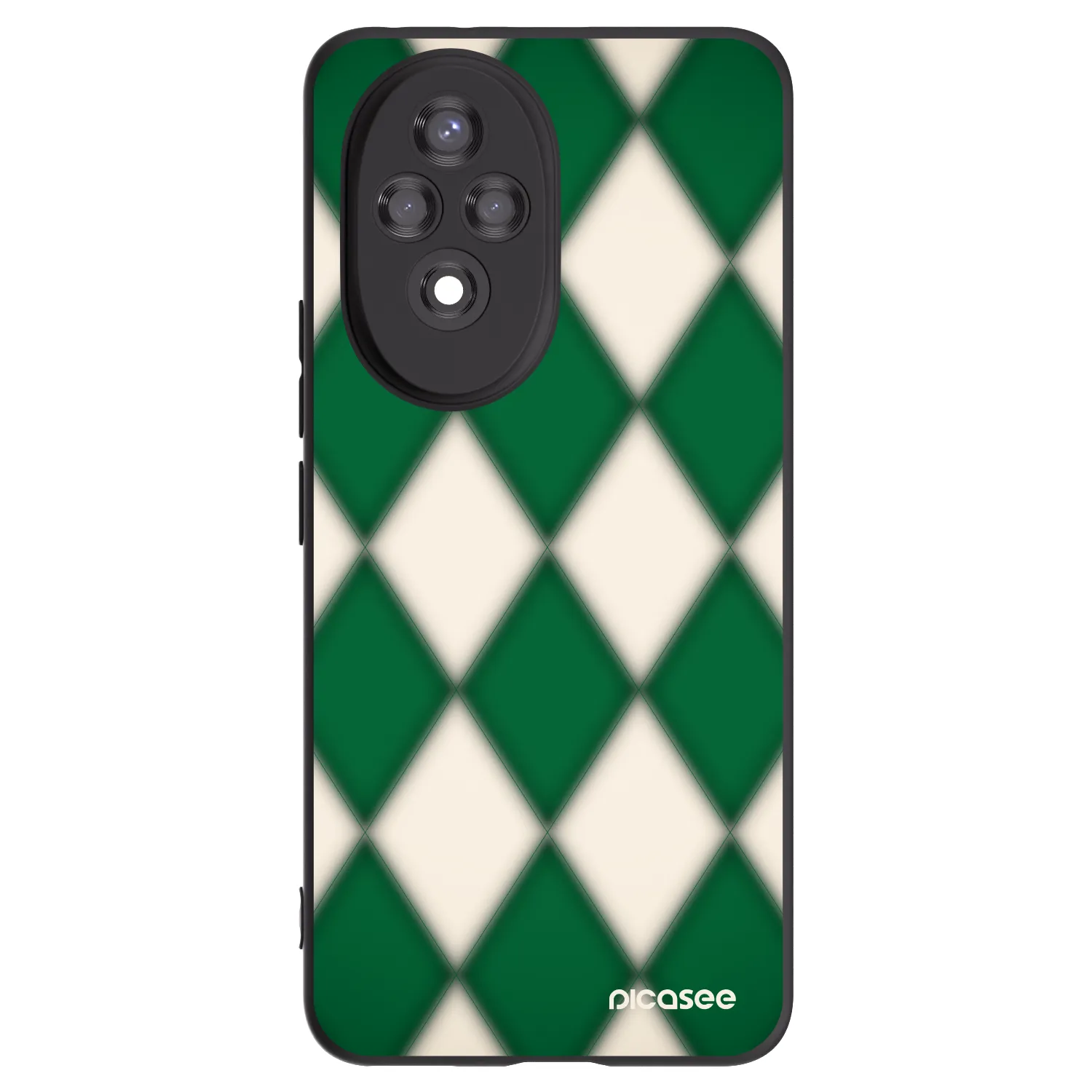 Picasee silikonski črni ovitek za Honor 200 5G - Emerald Diamond