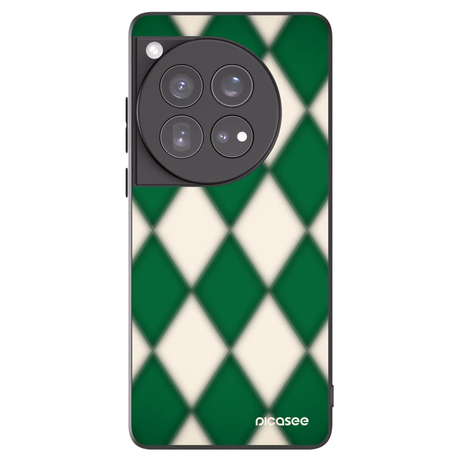 Picasee silikonski črni ovitek za OnePlus 12 5G - Emerald Diamond