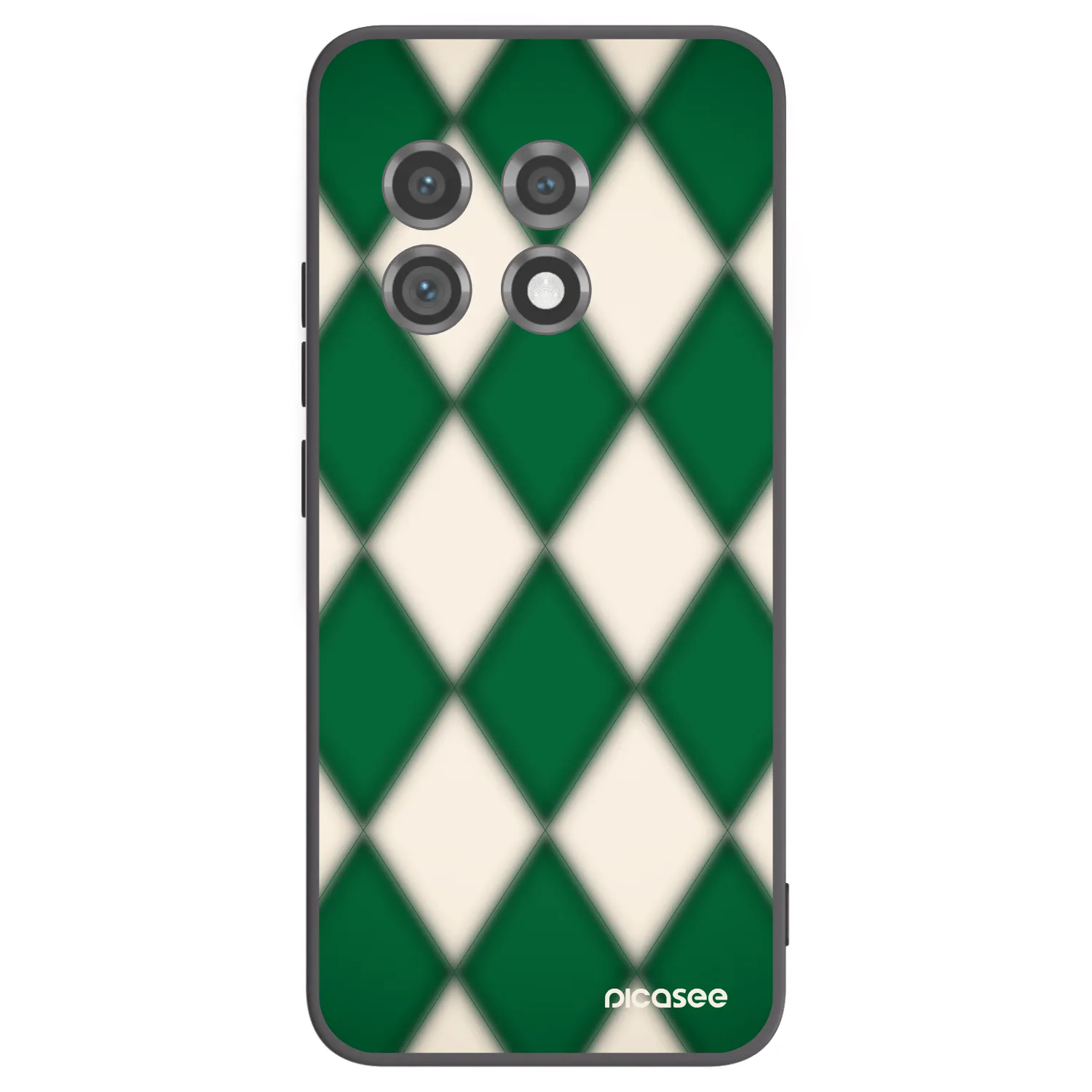 Picasee silikonski črni ovitek za OnePlus 11 5G - Emerald Diamond