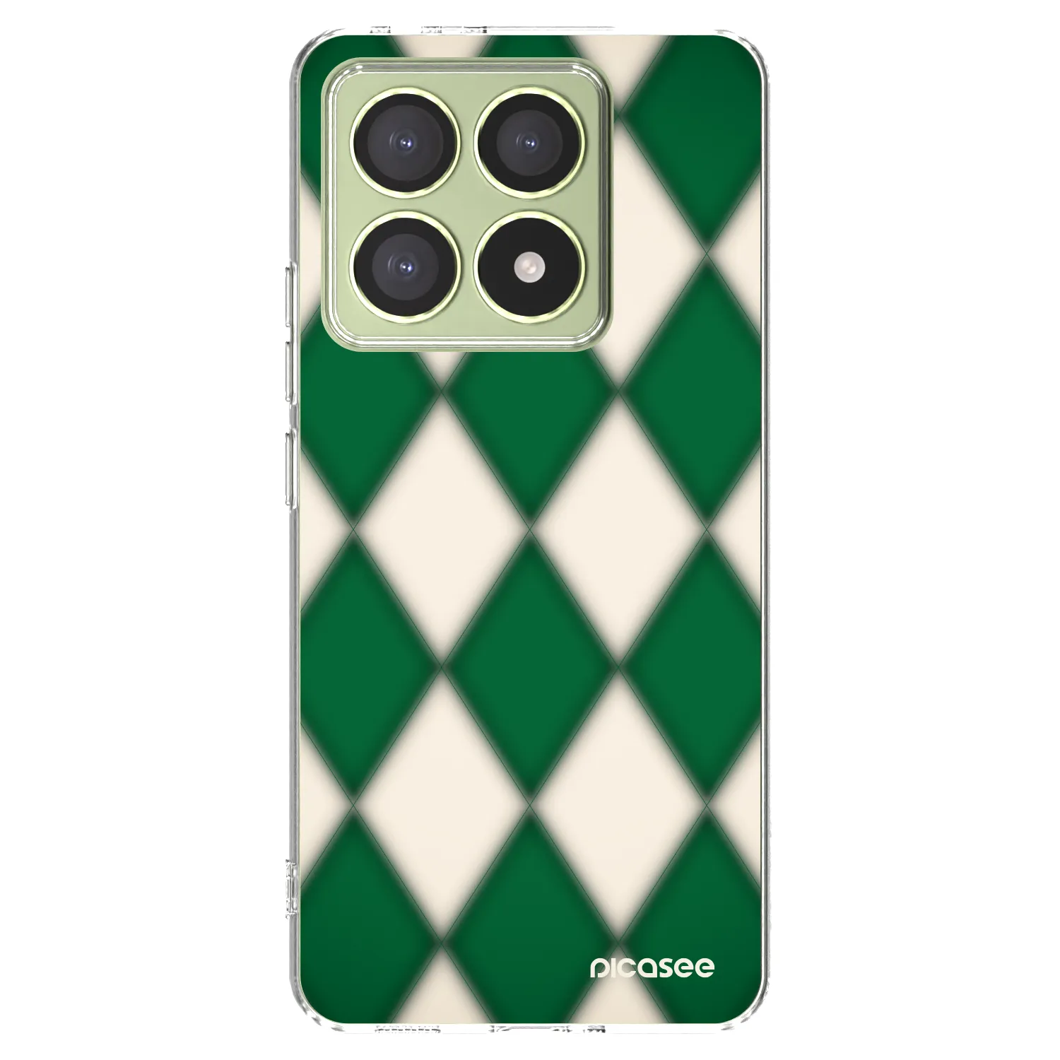 Picasee silikonski prozorni ovitek za Xiaomi 14T - Emerald Diamond