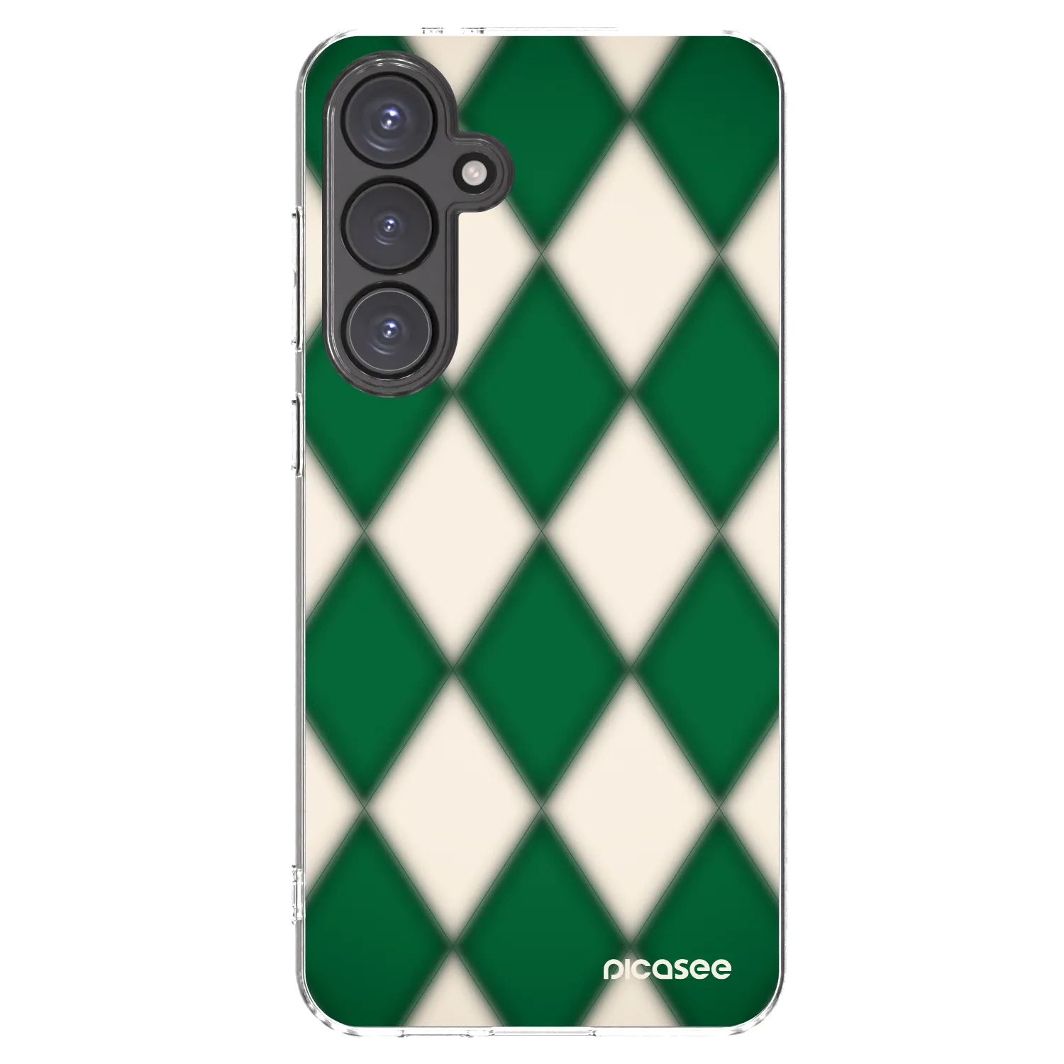 Picasee silikonski prozorni ovitek za Samsung Galaxy S24 FE S721B - Emerald Diamond