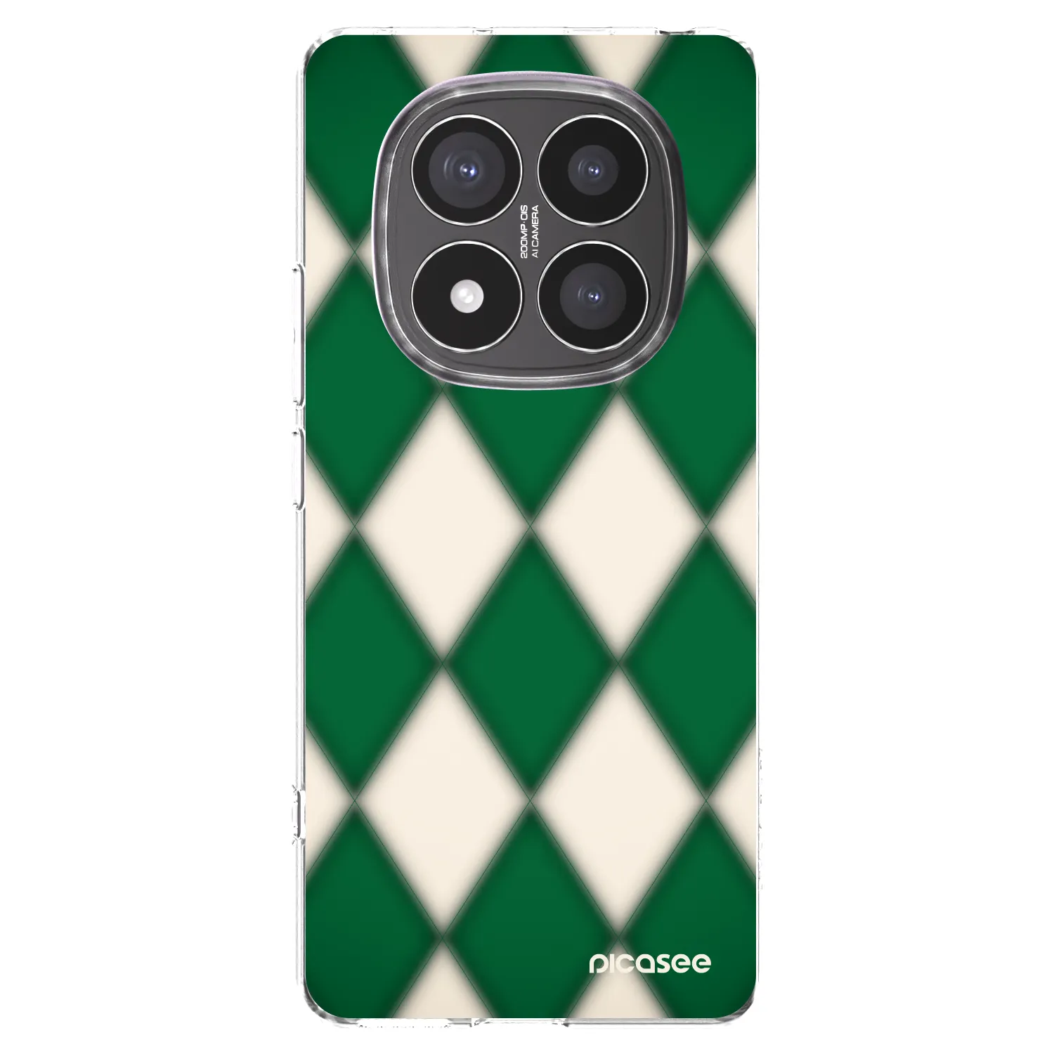Picasee silikonski prozorni ovitek za Xiaomi Redmi Note 14 Pro+ 5G - Emerald Diamond