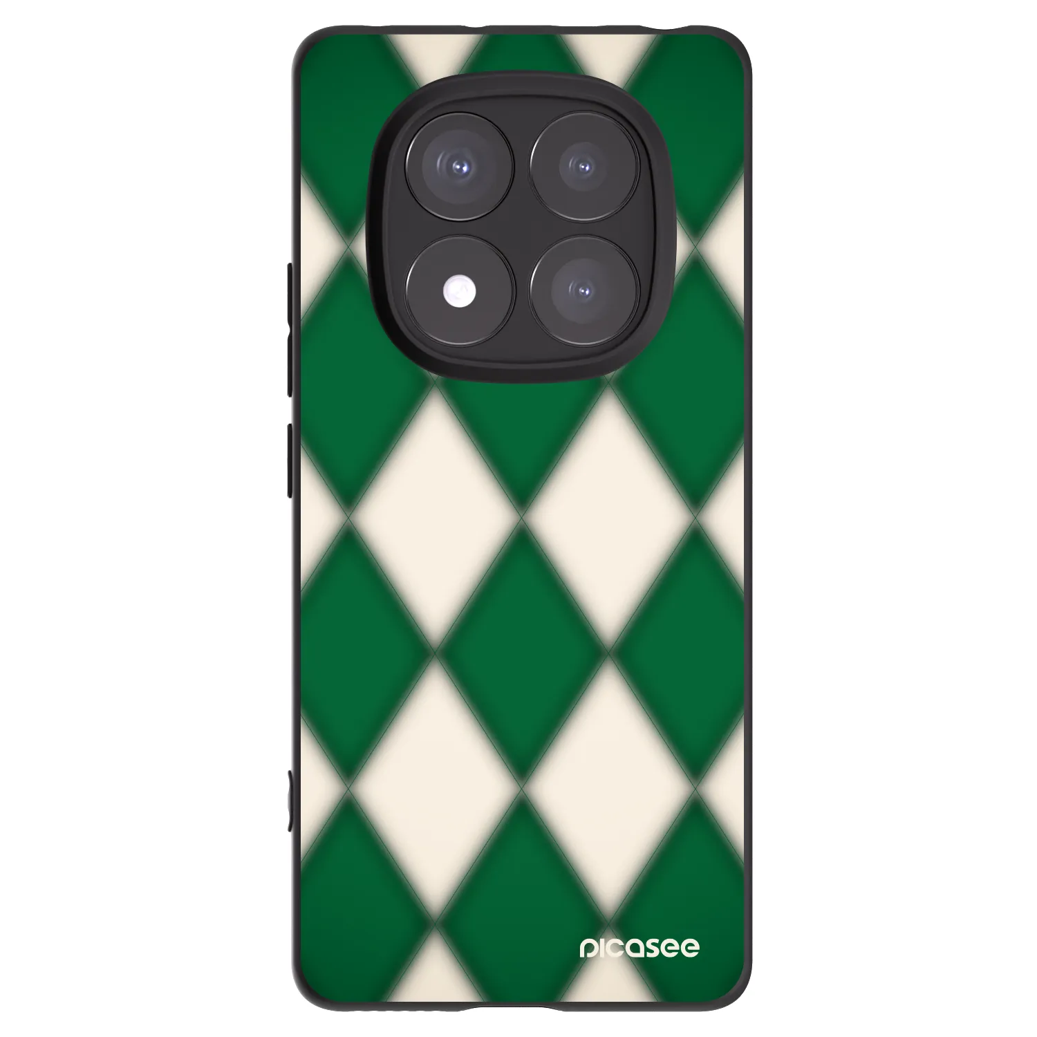 Picasee silikonski črni ovitek za Xiaomi Redmi Note 14 Pro 5G - Emerald Diamond