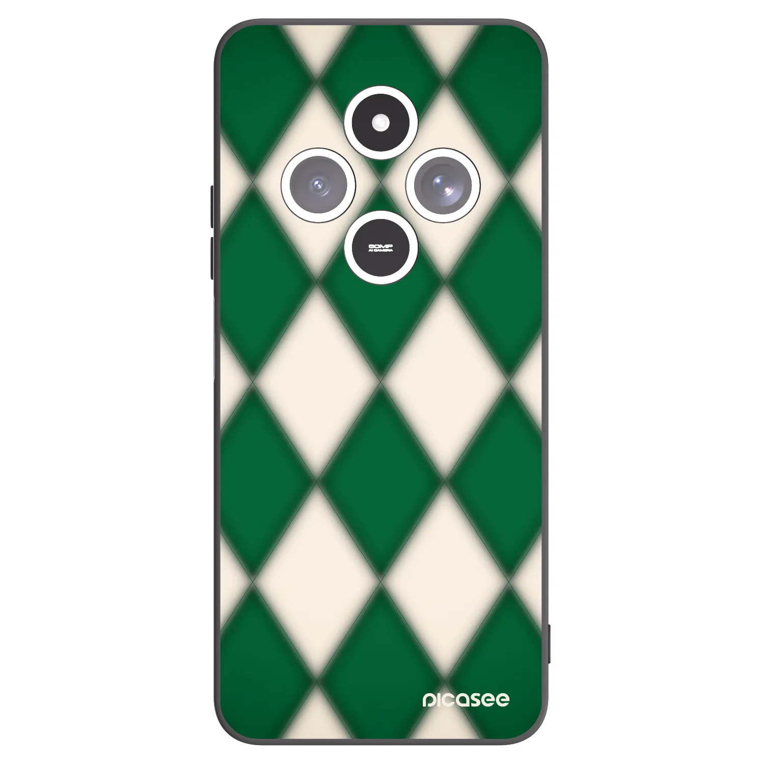 Picasee silikonski črni ovitek za Xiaomi Redmi 14C - Emerald Diamond